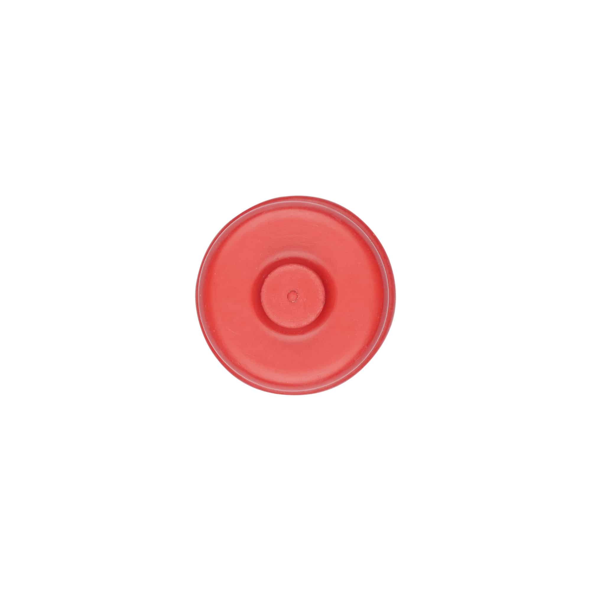 Bridge cap type 3, rubber, red