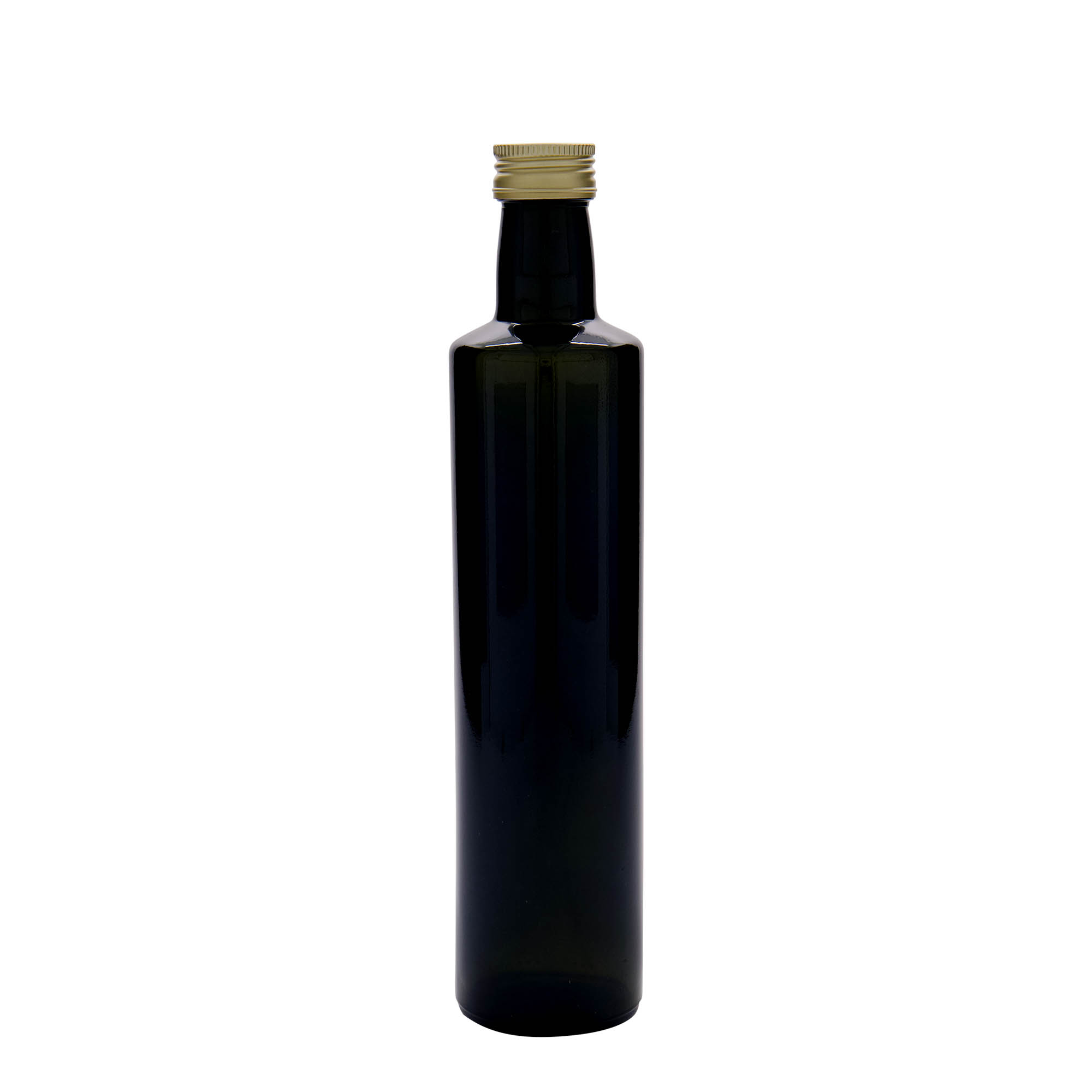 500 ml glass bottle ‘Dorica’, antique green, opening: PP 31.5