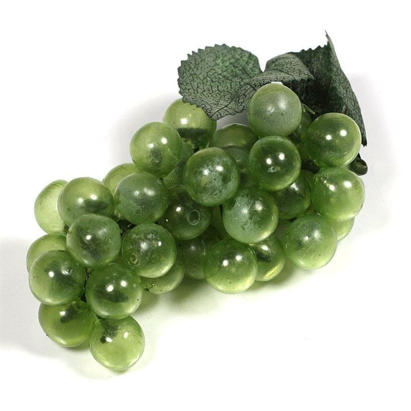 Plastic grapes, green
