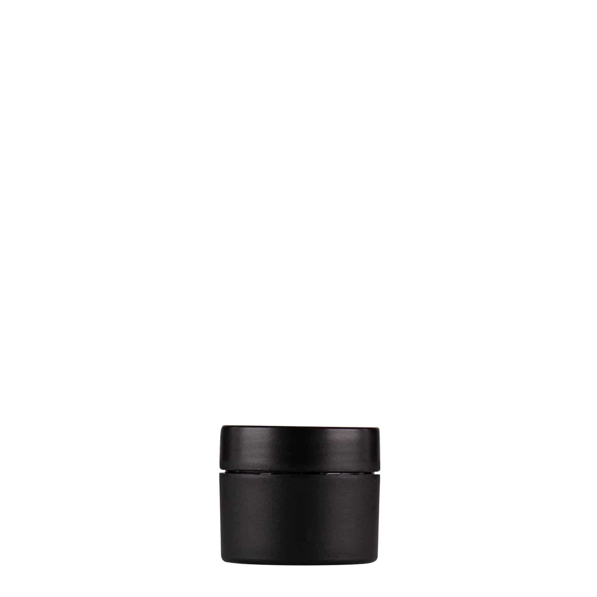 5 ml plastic jar ‘Antonella’, PP, black, opening: screw cap