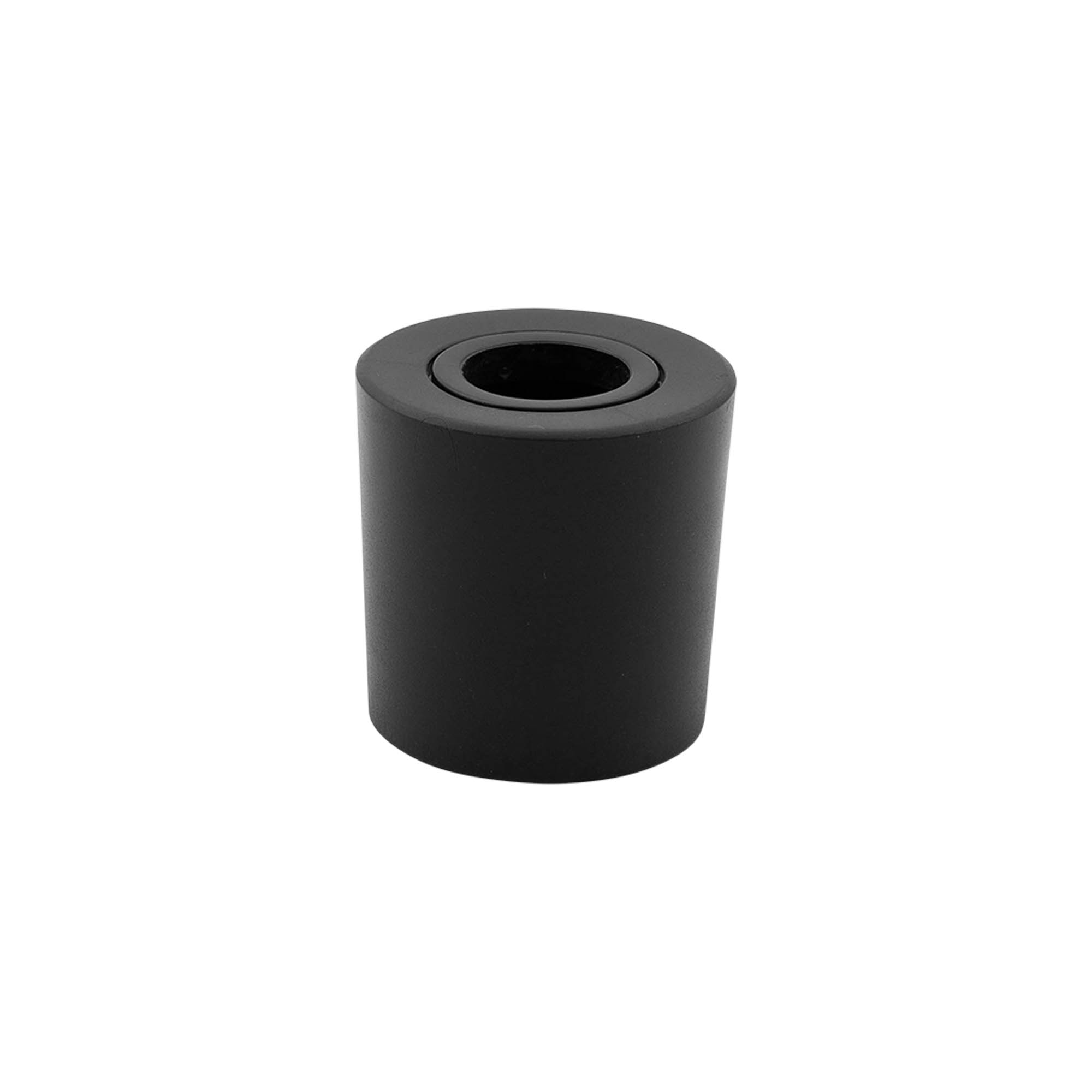 Lid for room fragrance set, plastic, black