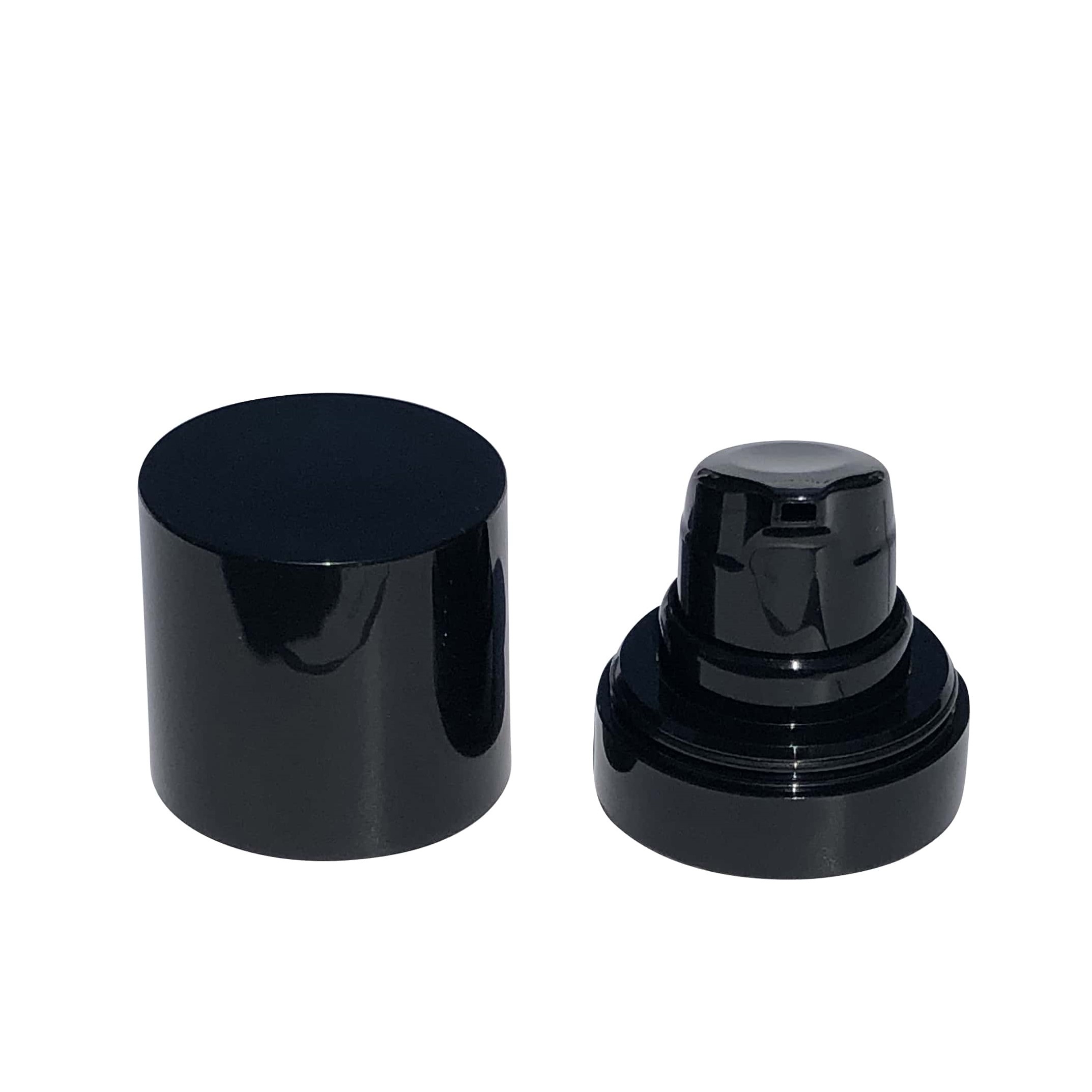 Airless dispenser pump head 'Micro', PP plastic, black