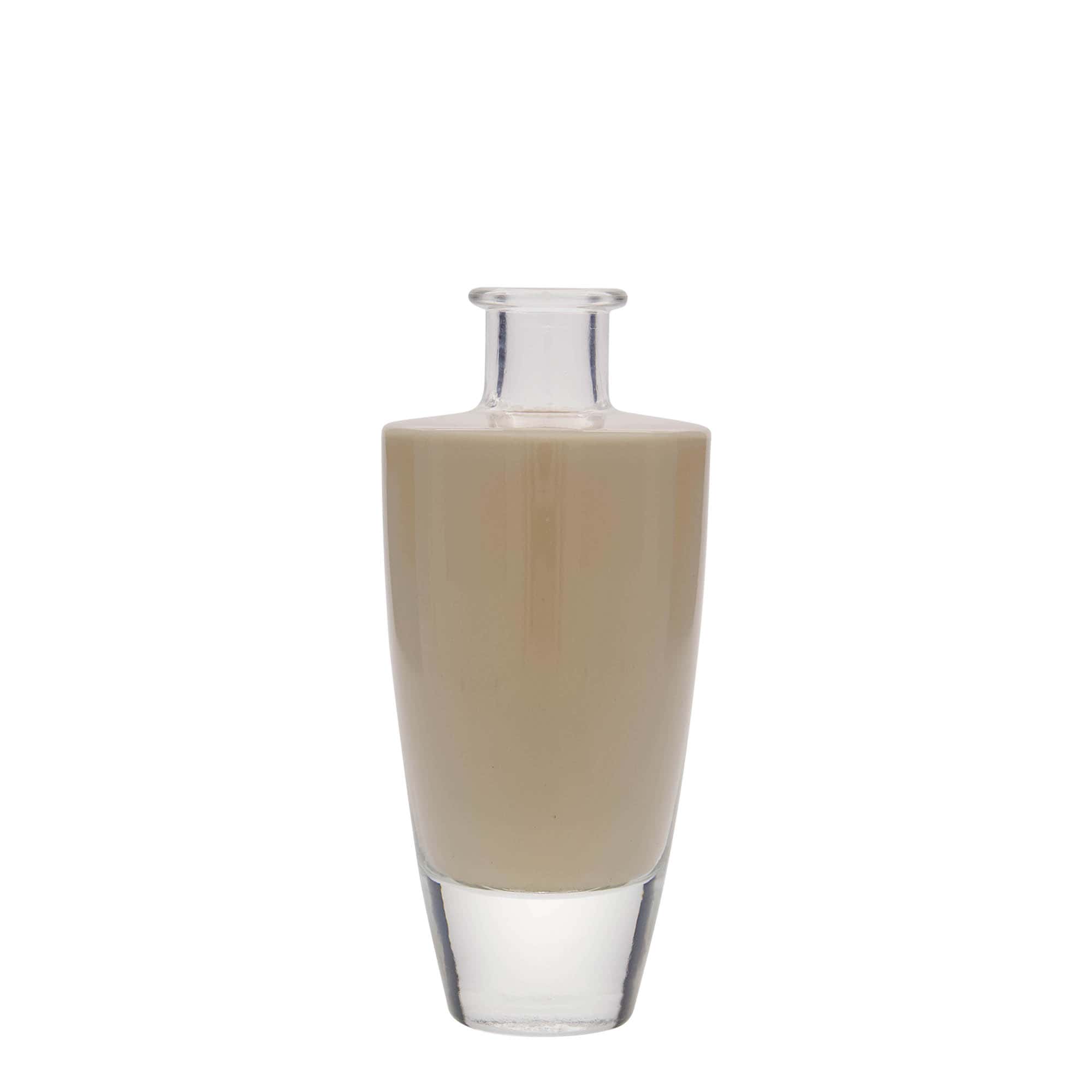 200 ml glass bottle 'Vanessa', oval, opening: cork