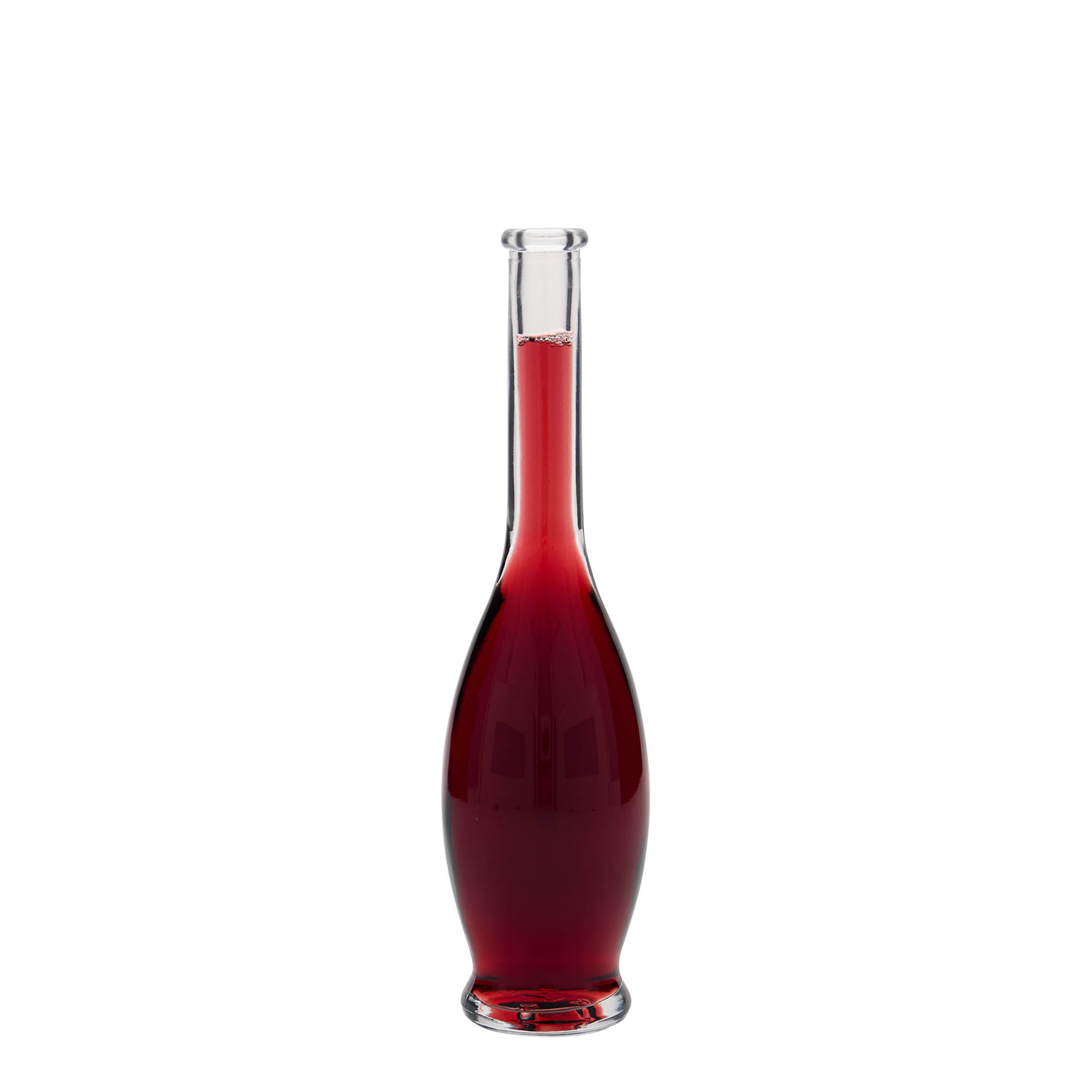 100 ml glass bottle 'Gina', opening: cork