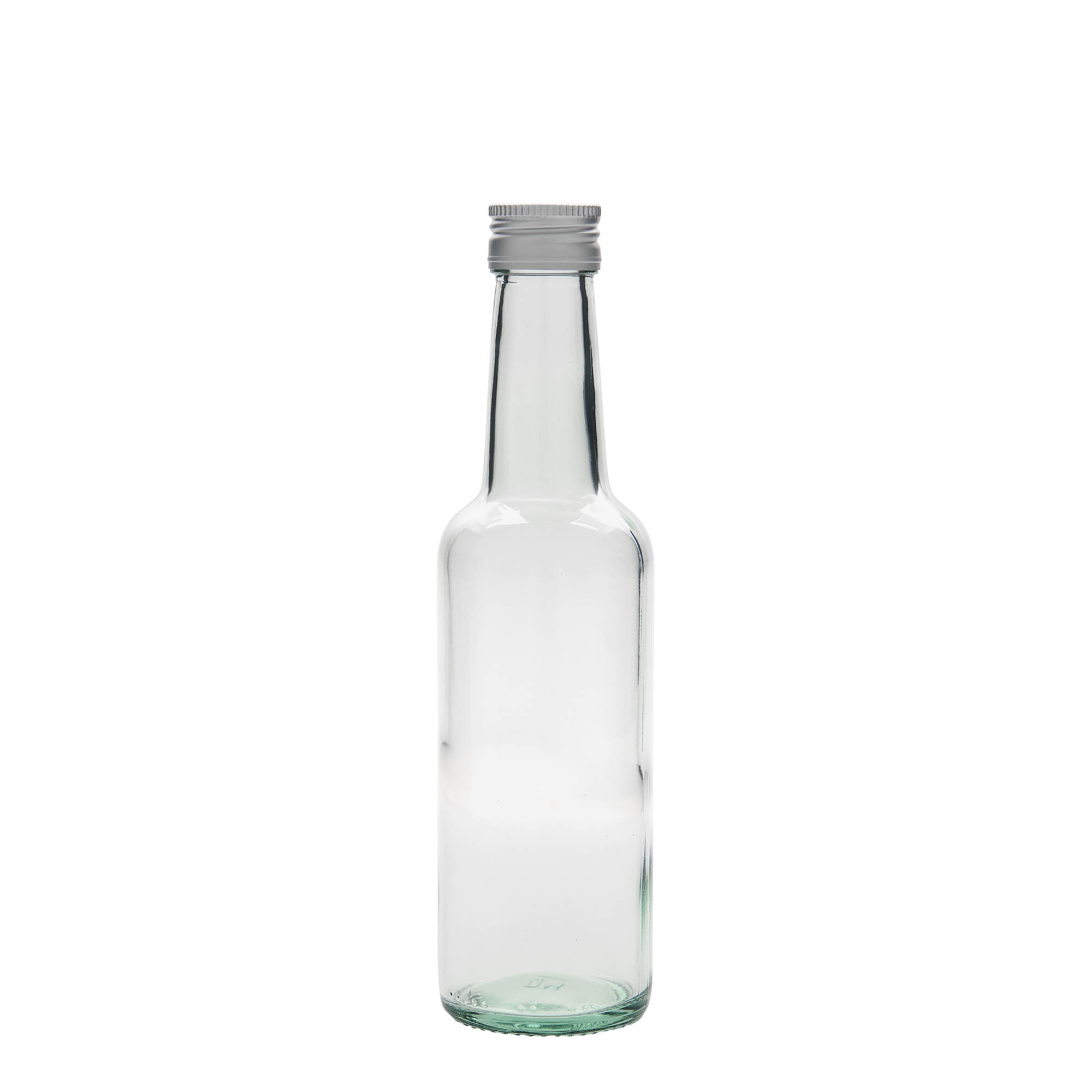250 ml glass bottle, straight neck, opening: PP 28