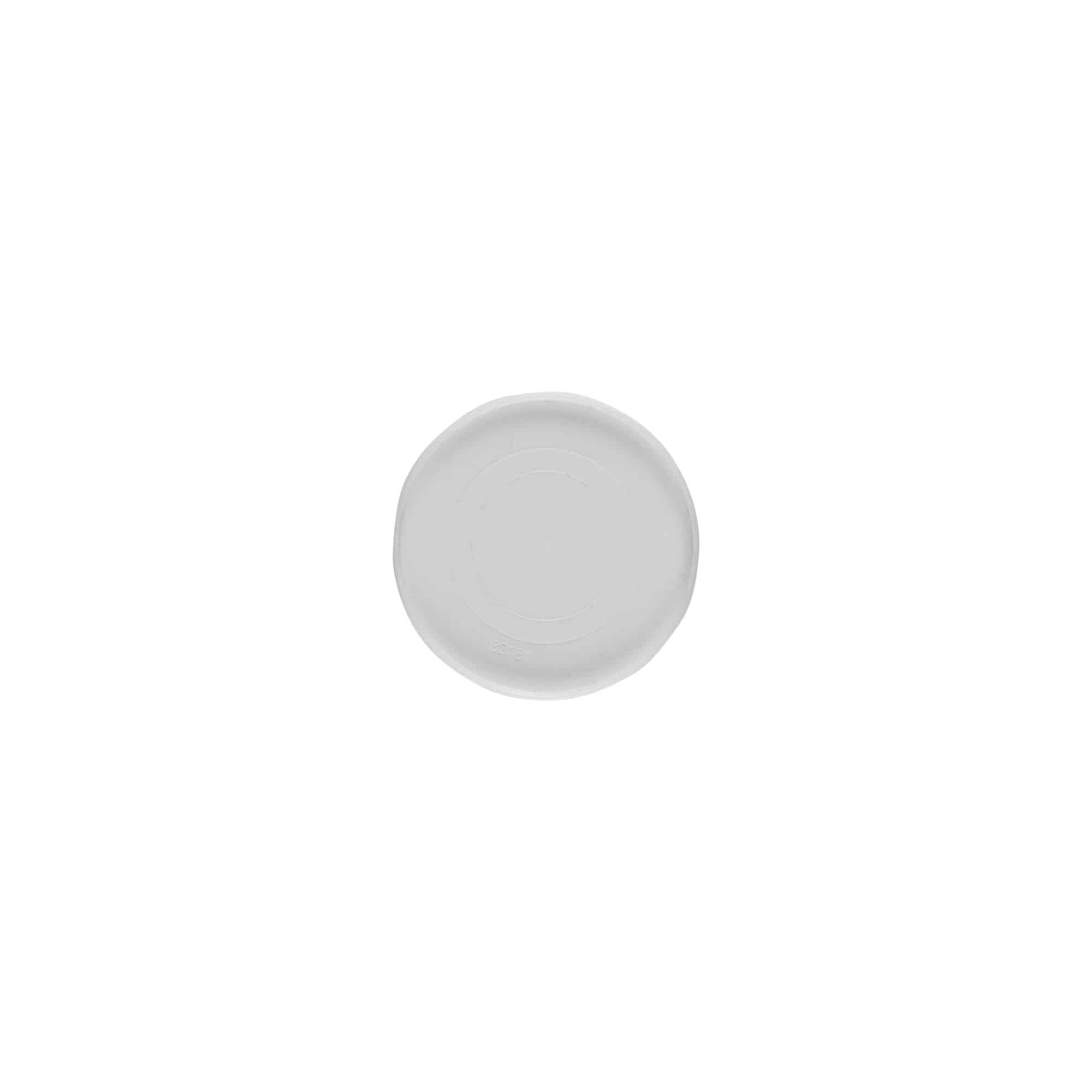 Cover disc for 50 ml 'Bianca', PP plastic, white