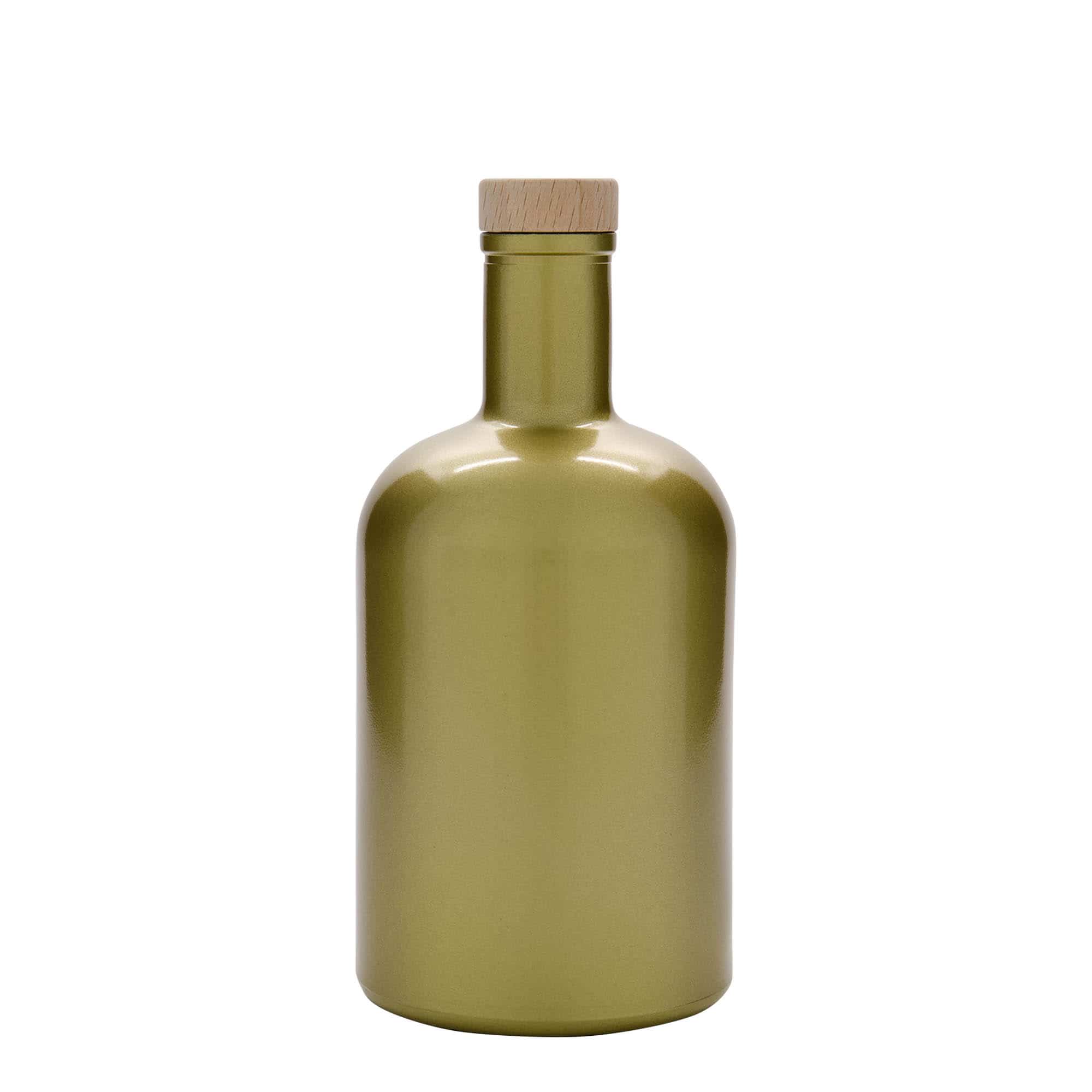 700 ml glass bottle 'Gerardino', gold, closure: cork