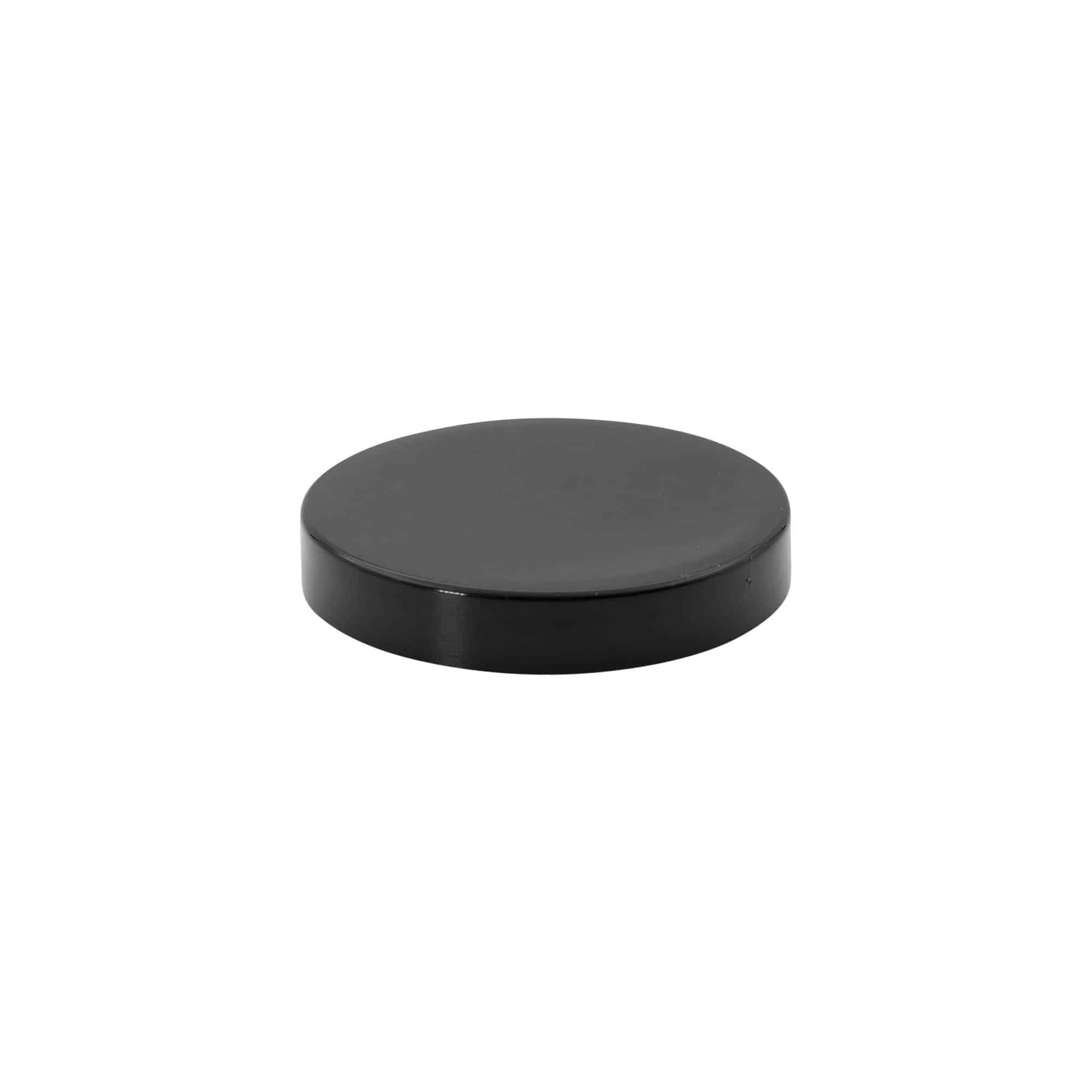 Screw cap, black PP plastic, for opening: 70/400