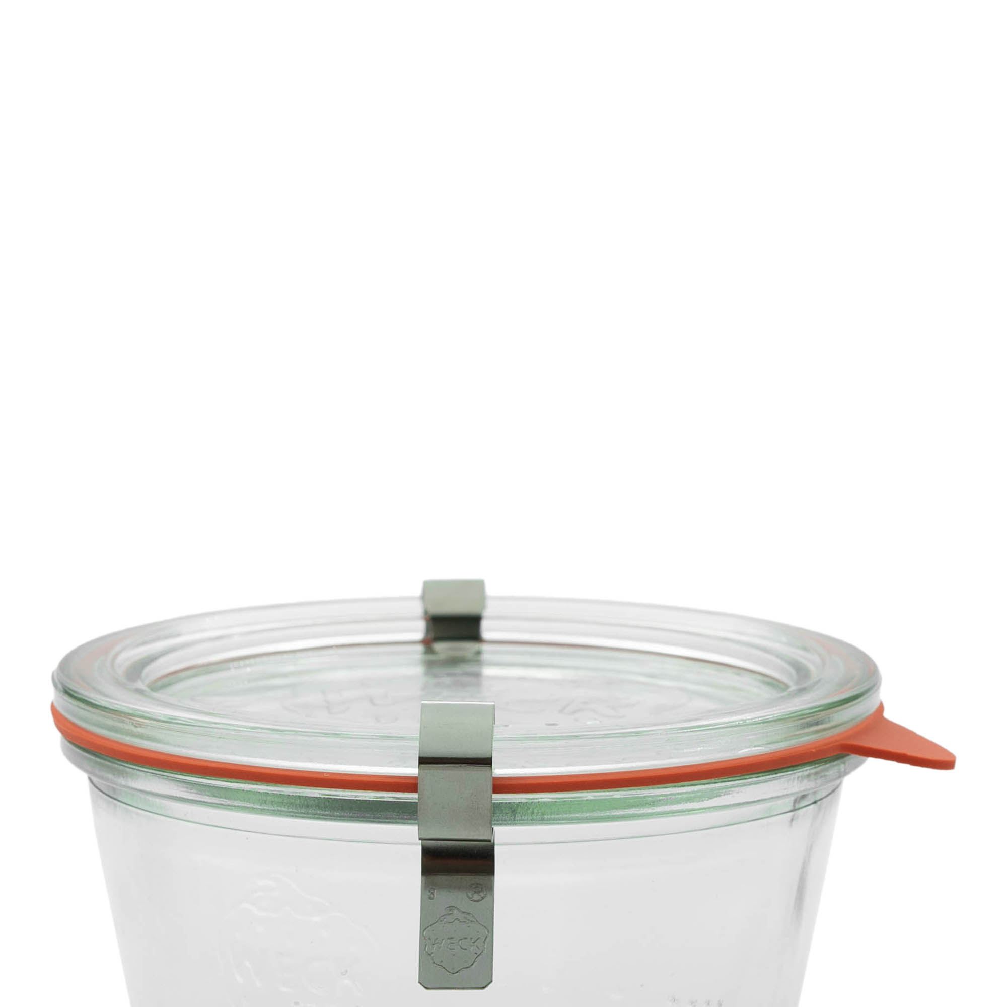 WECK clip #, stainless steel, silver