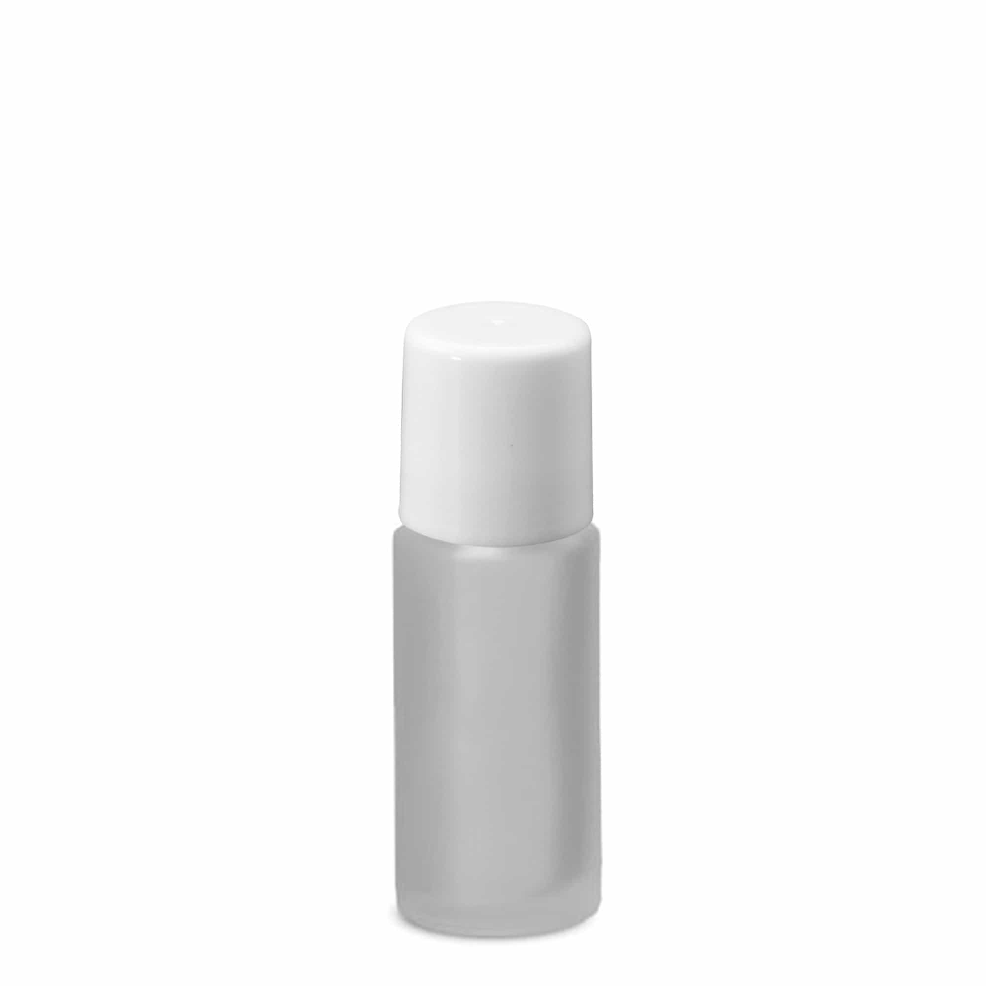 50 ml roll-on bottle, glass, frosted, opening: screw cap