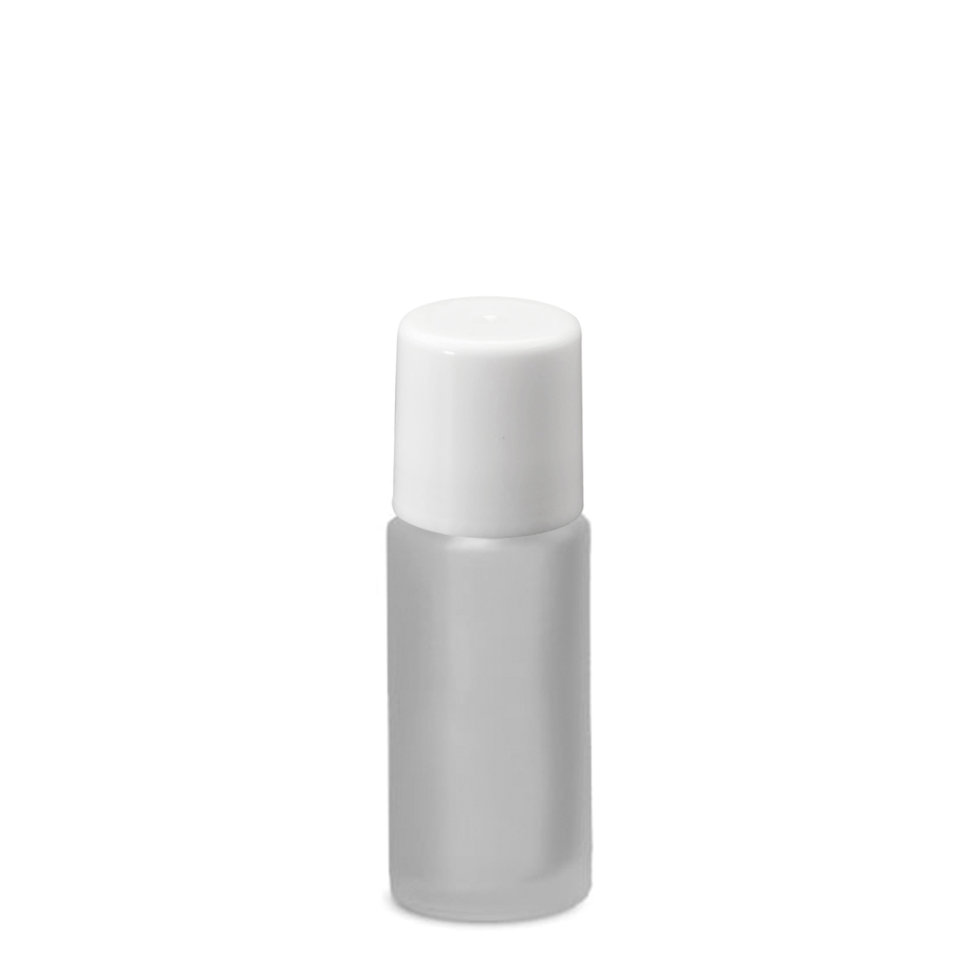 50 ml roll-on bottle, glass, frosted, opening: screw cap 50 ml roll-on bottle, glass, frosted, opening: screw cap