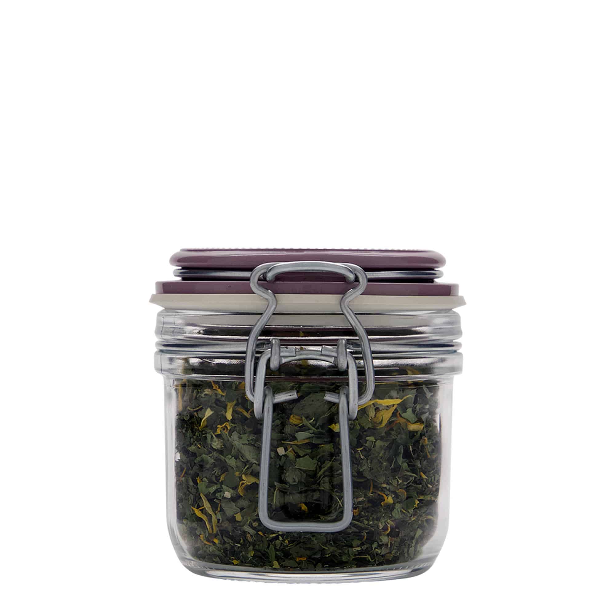 200 ml wire bail jar 'Fido', violet, opening: wire bail closure