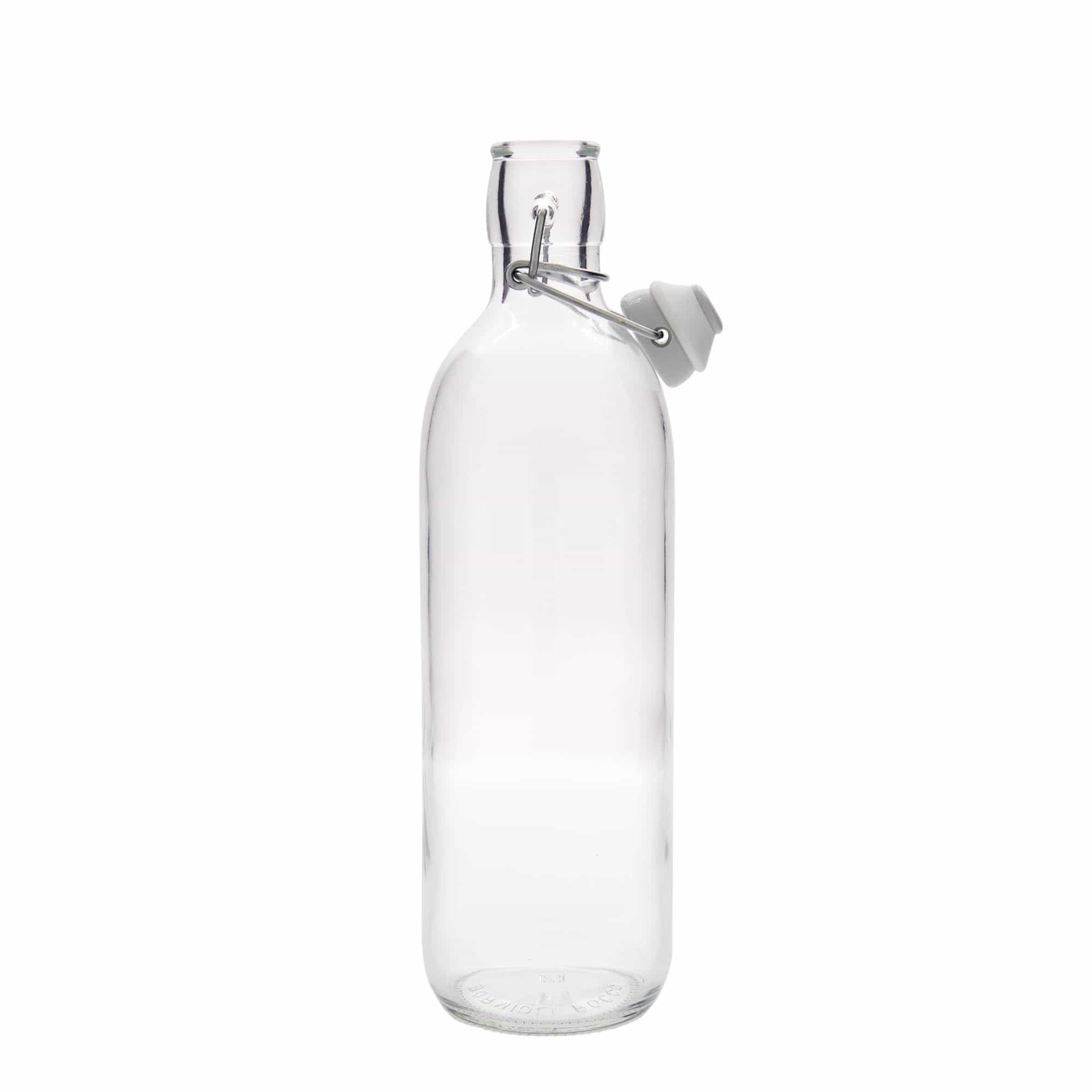 1,000 ml glass bottle 'Emilia', opening: swing top closure 1,000 ml glass bottle 'Emilia', opening: swing top closure