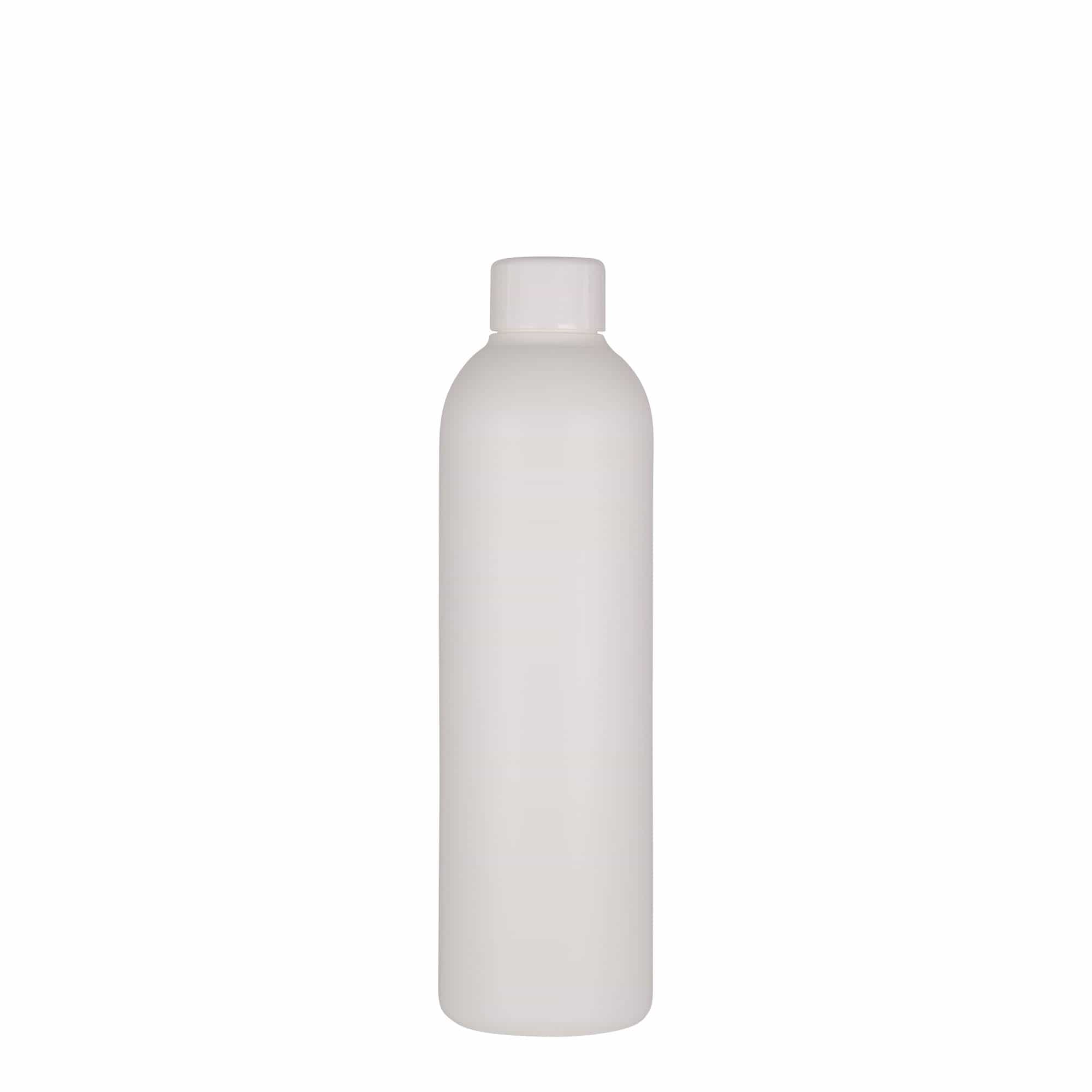 250 ml plastic bottle 'Tuffy', HDPE, white, opening: 24/410