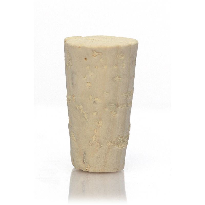 Pointed cork 9–12 x 22, pressed cork, beige, for opening: cork