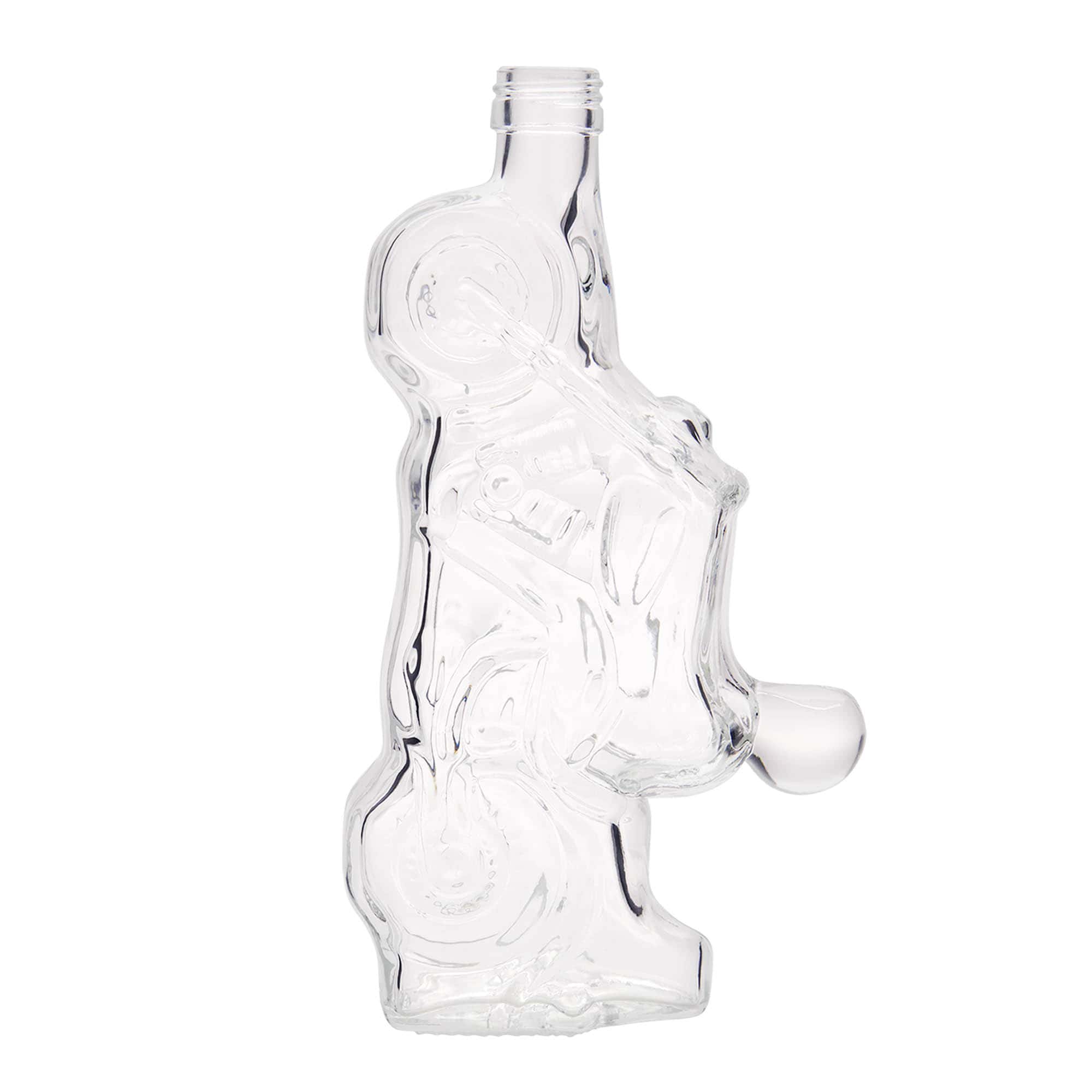 350 ml glass bottle 'Motorcycle', opening: PP 28