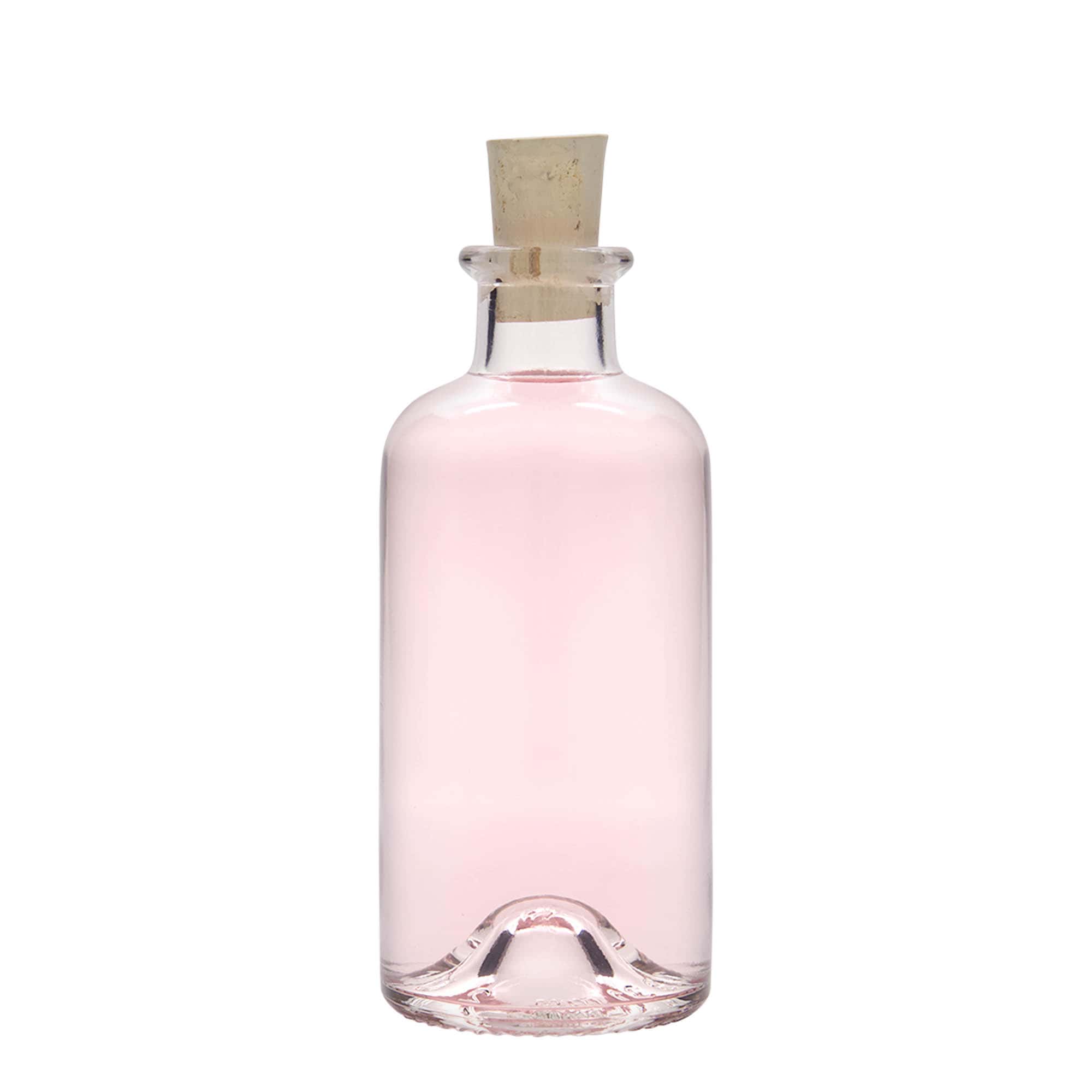 200 ml glass bottle apothecary, opening: cork