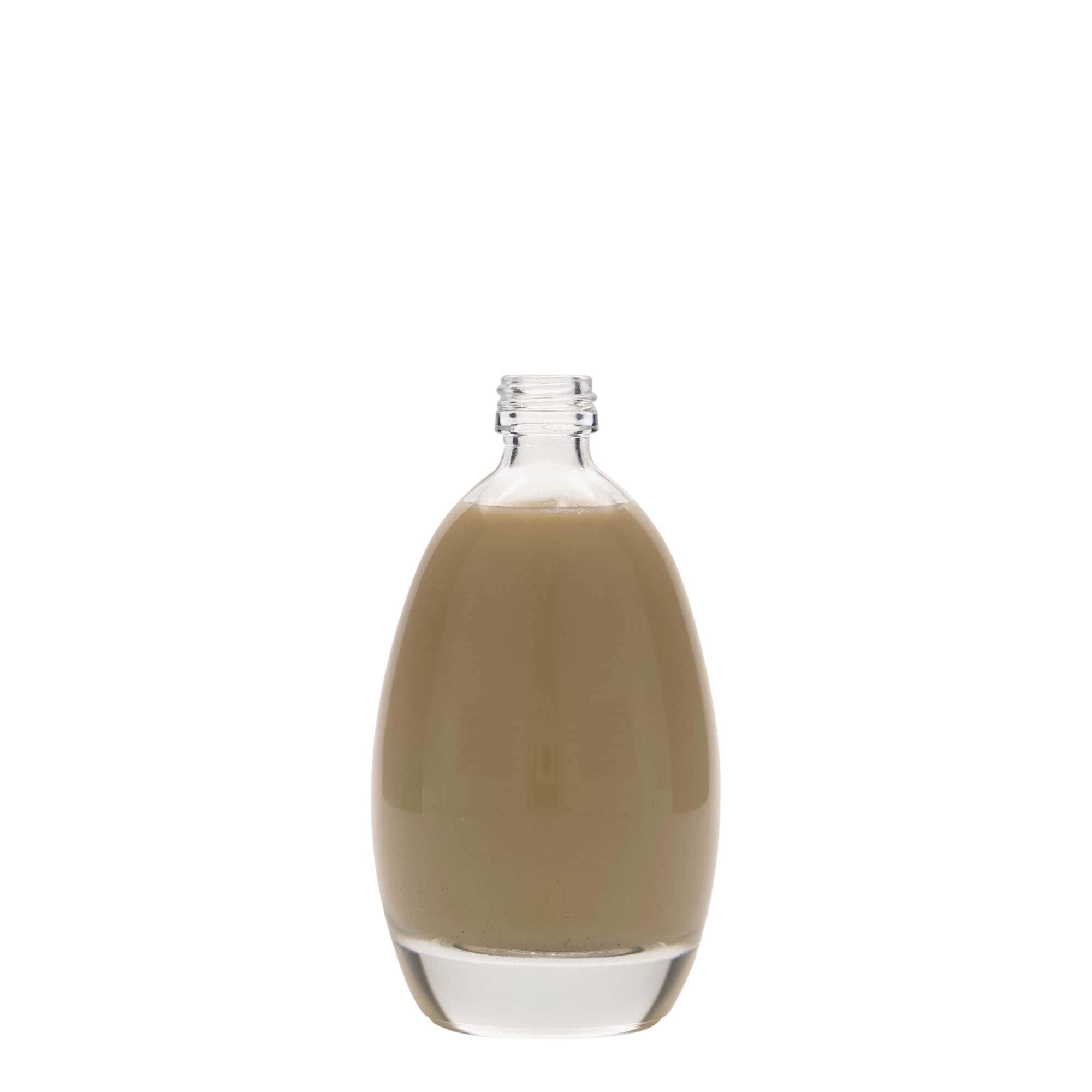 100 ml glass bottle 'Egg', opening: PP 18