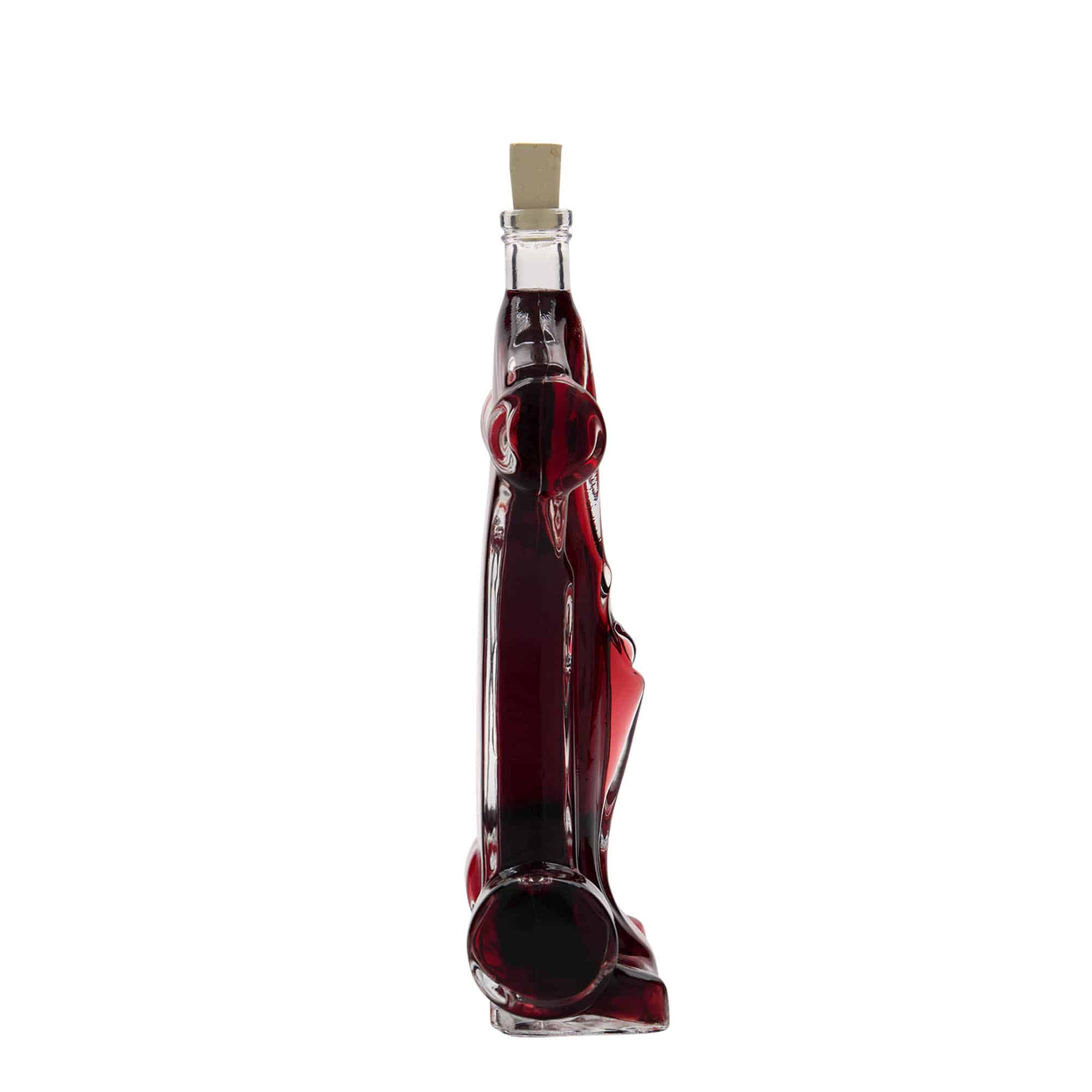 200 ml glass bottle ‘Racing Car’, opening: cork
