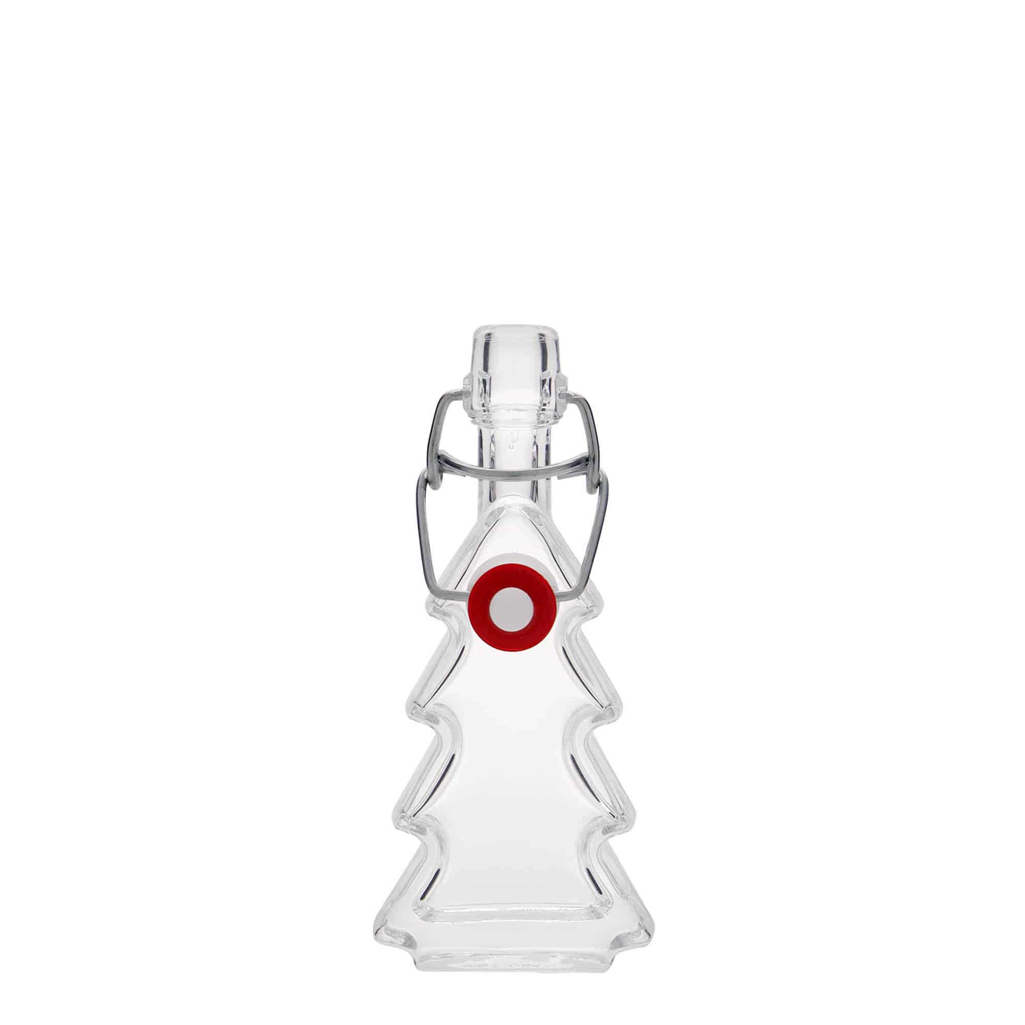40 ml glass bottle 'Christmas tree', opening: swing top closure 40 ml glass bottle 'Christmas tree', opening: swing top closure