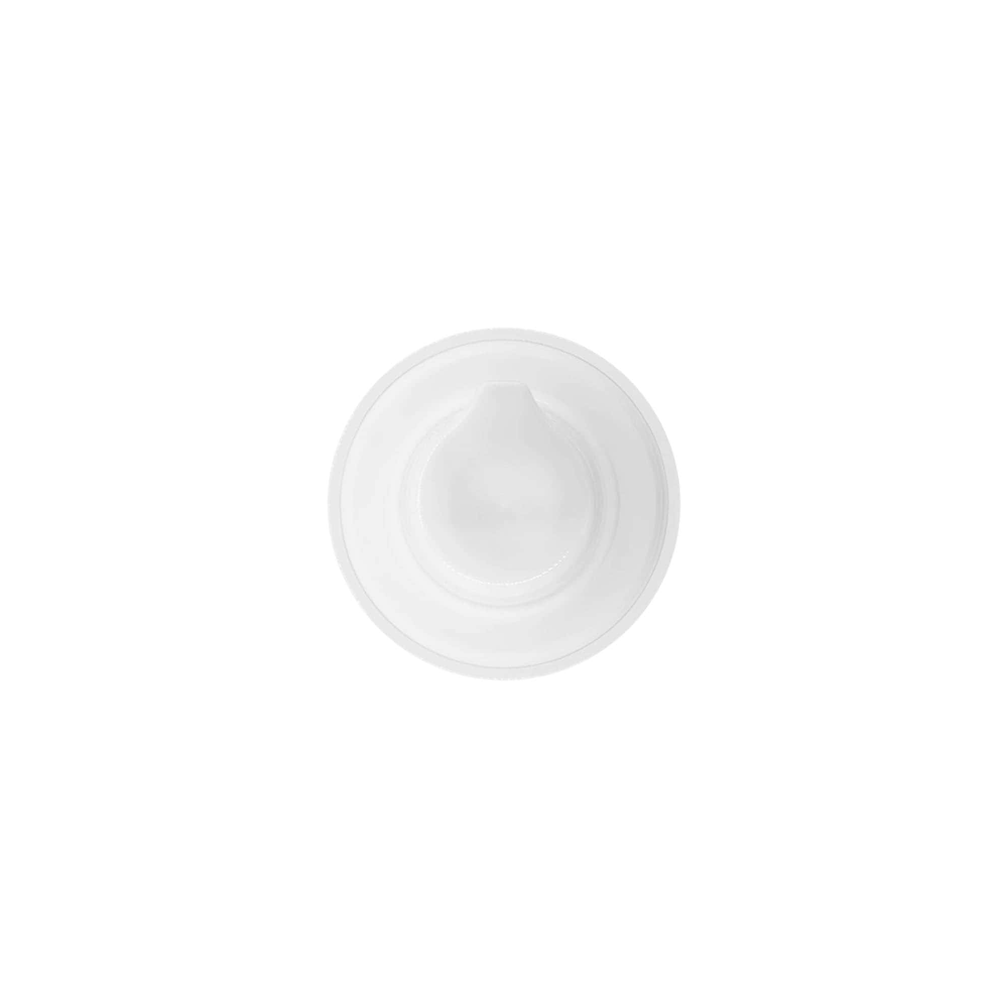 Airless dispenser pump head ‘Micro’, white PP plastic