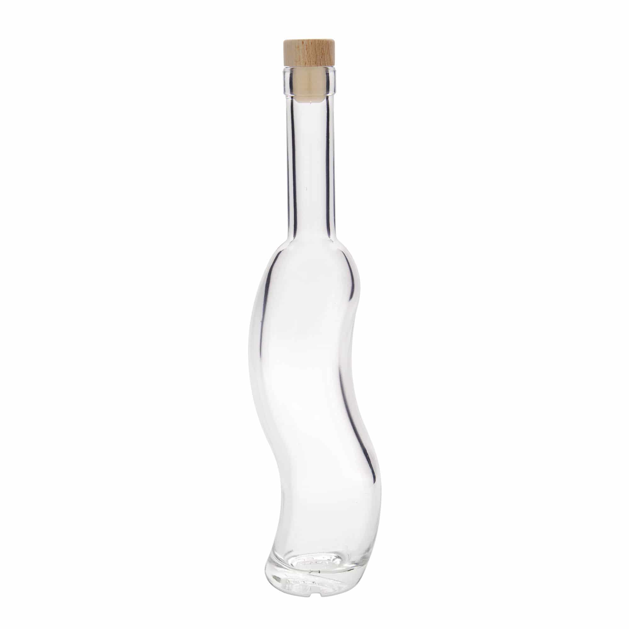 350 ml glass bottle 'La-Ola', semi-round, opening: cork