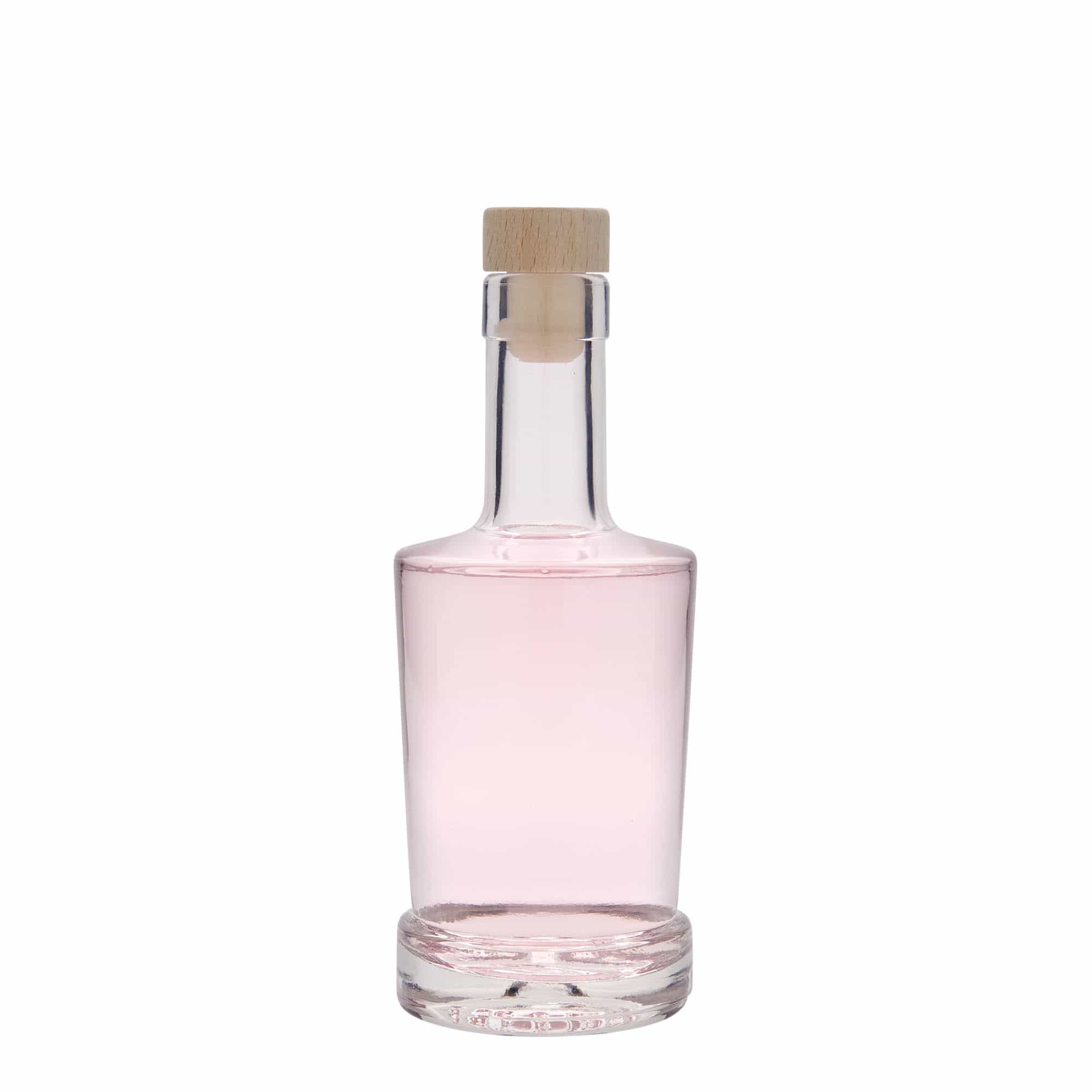 250 ml glass bottle 'Deborah', opening: cork