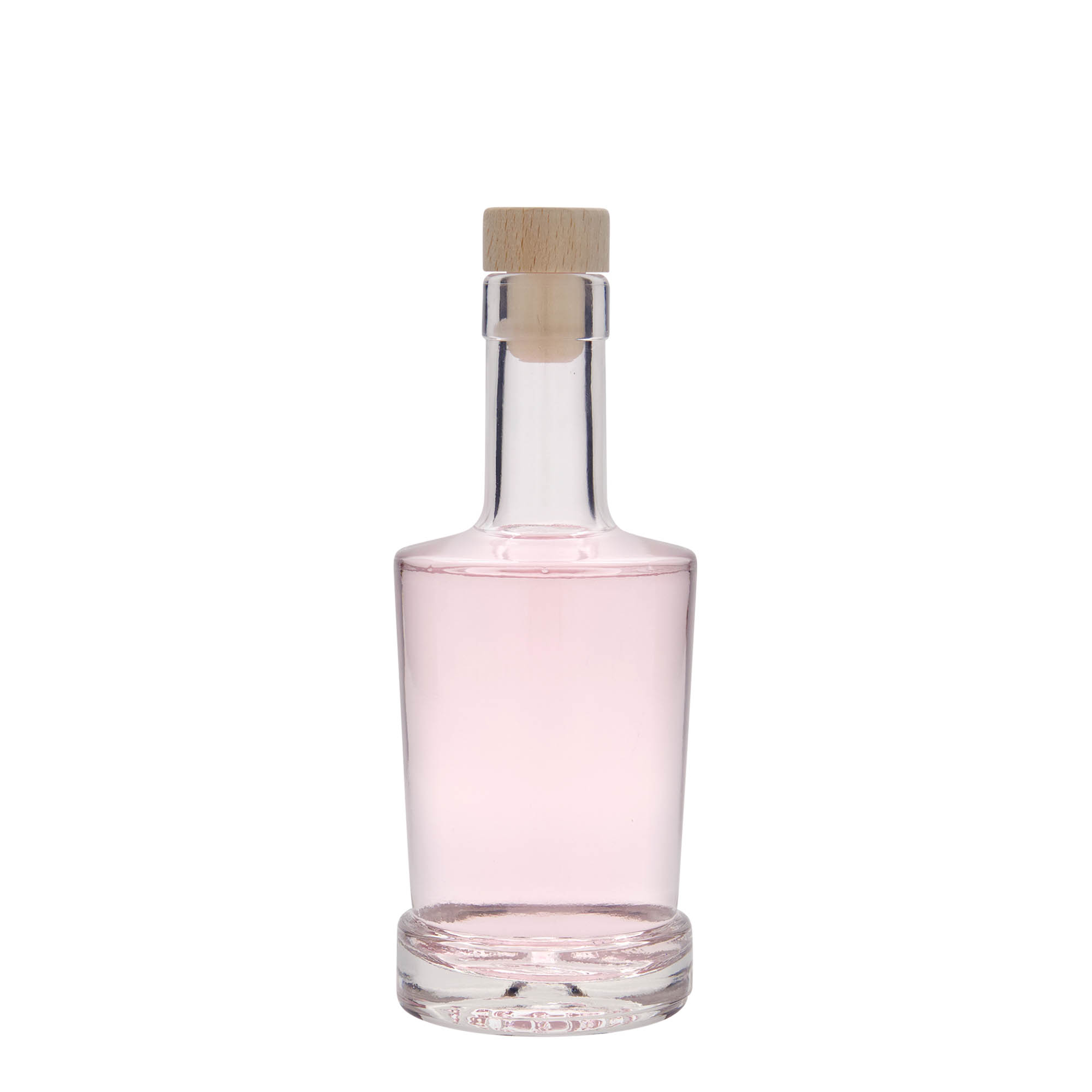 250 ml glass bottle 'Deborah', opening: cork 250 ml glass bottle 'Deborah', opening: cork