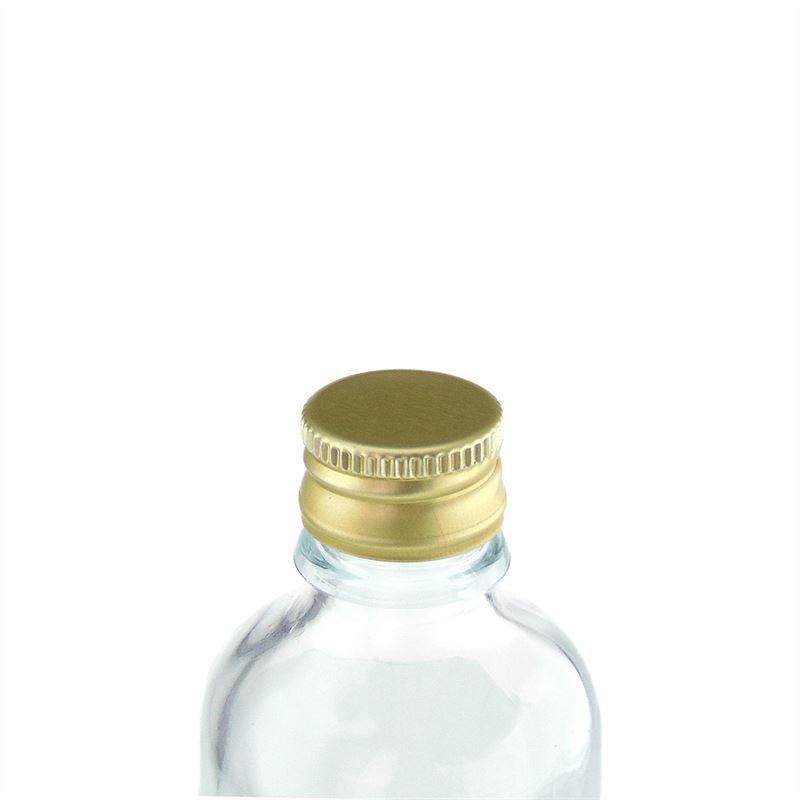 Screw cap, metal, gold, for opening: PP 18 Screw cap, metal, gold, for opening: PP 18