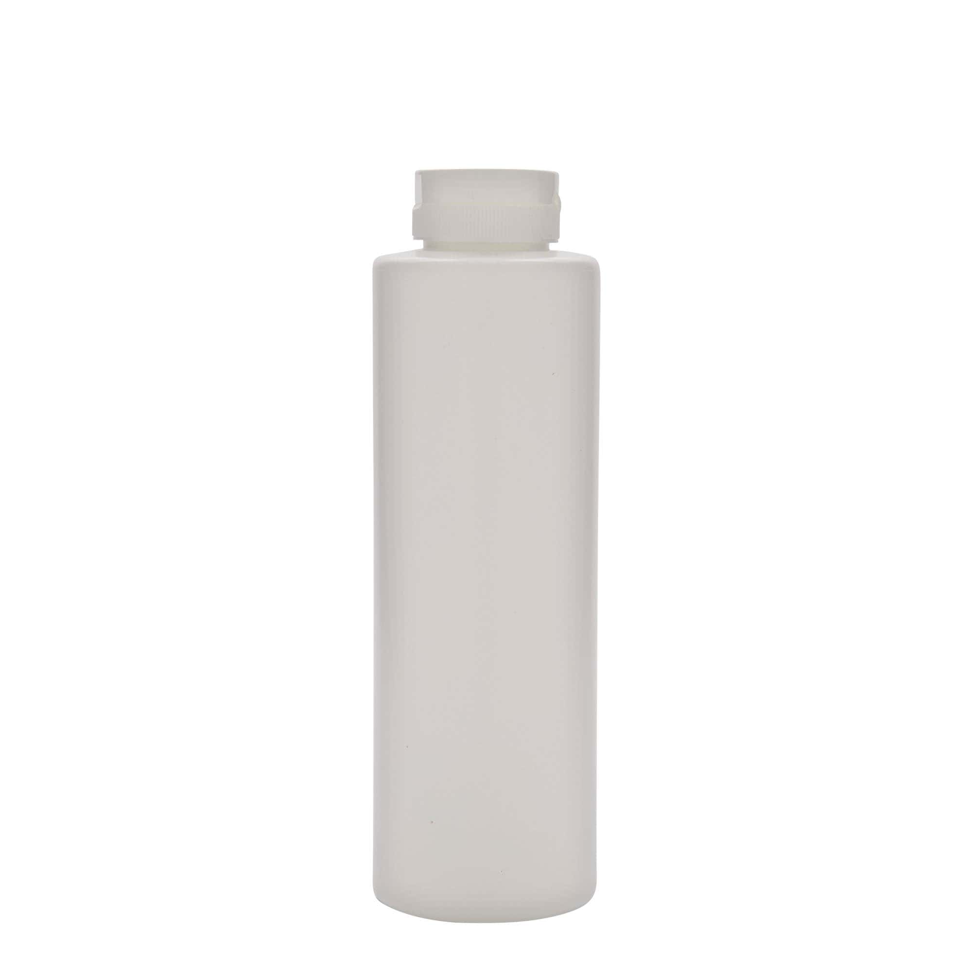 500 ml sauce bottle, LDPE plastic, white, opening: 38/400