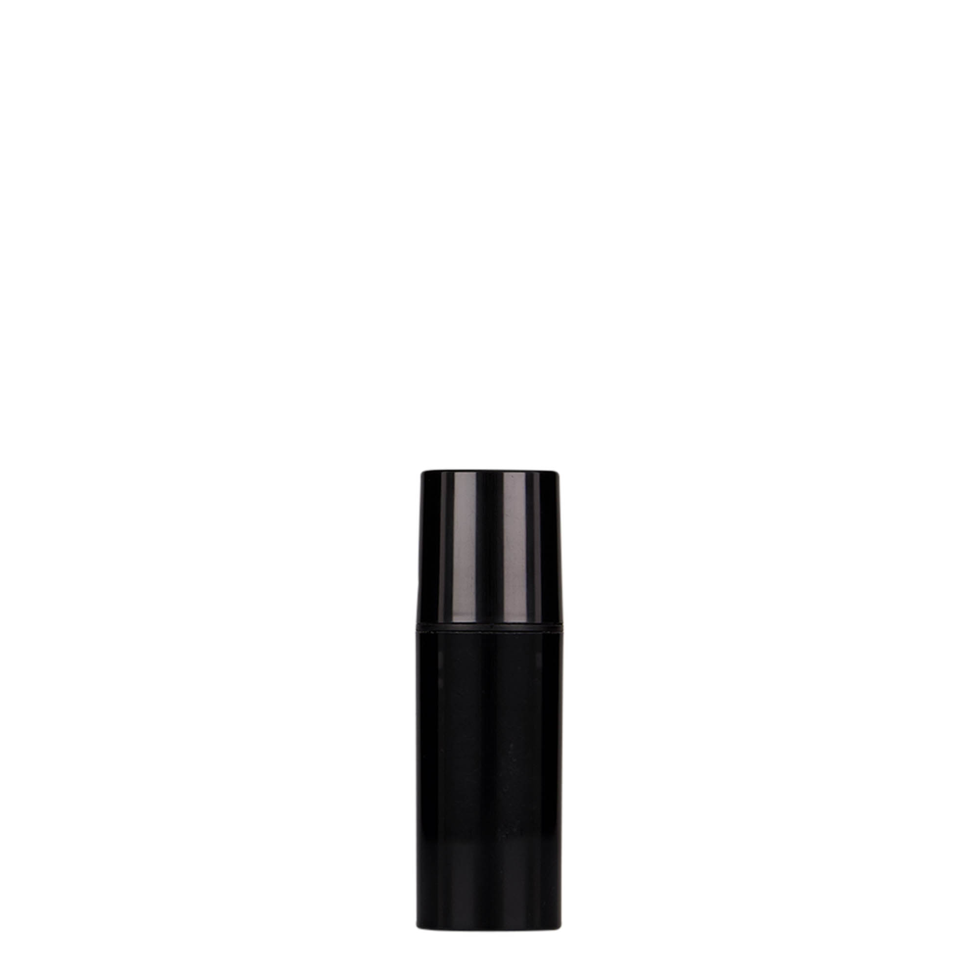 5 ml airless dispenser 'Nano', black PP plastic 5 ml airless dispenser 'Nano', black PP plastic
