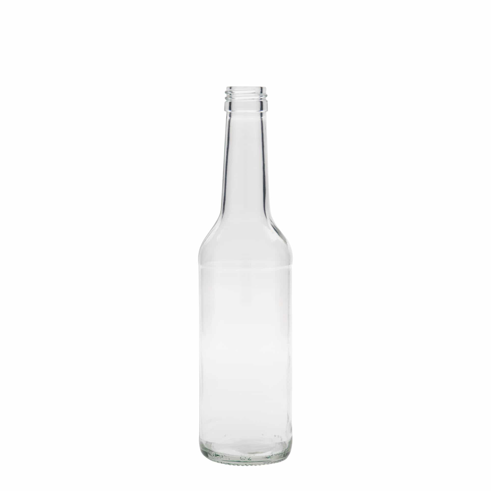 350 ml glass bottle straight neck, opening: PP 28