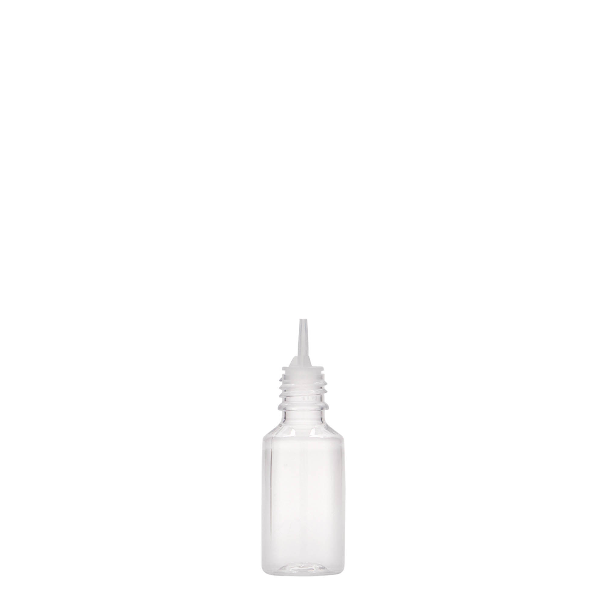 10 ml PET bottle 'E-Liquid' with quality and child safety, plastic, opening: screw cap