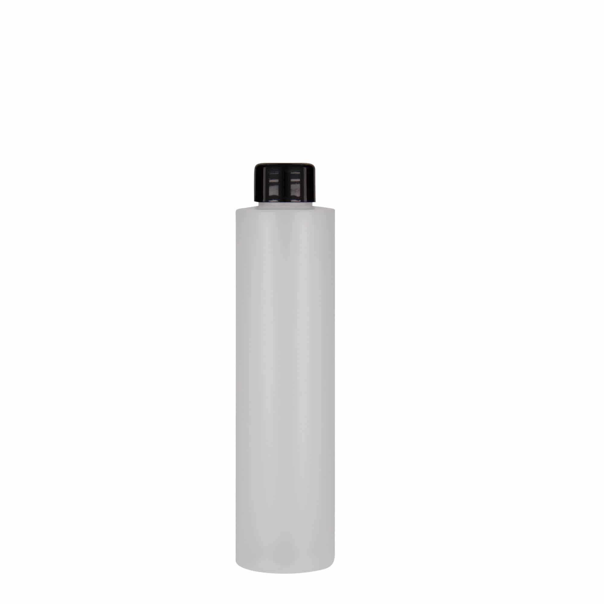 200 ml plastic bottle 'Pipe', HDPE, natural, opening: 24/410