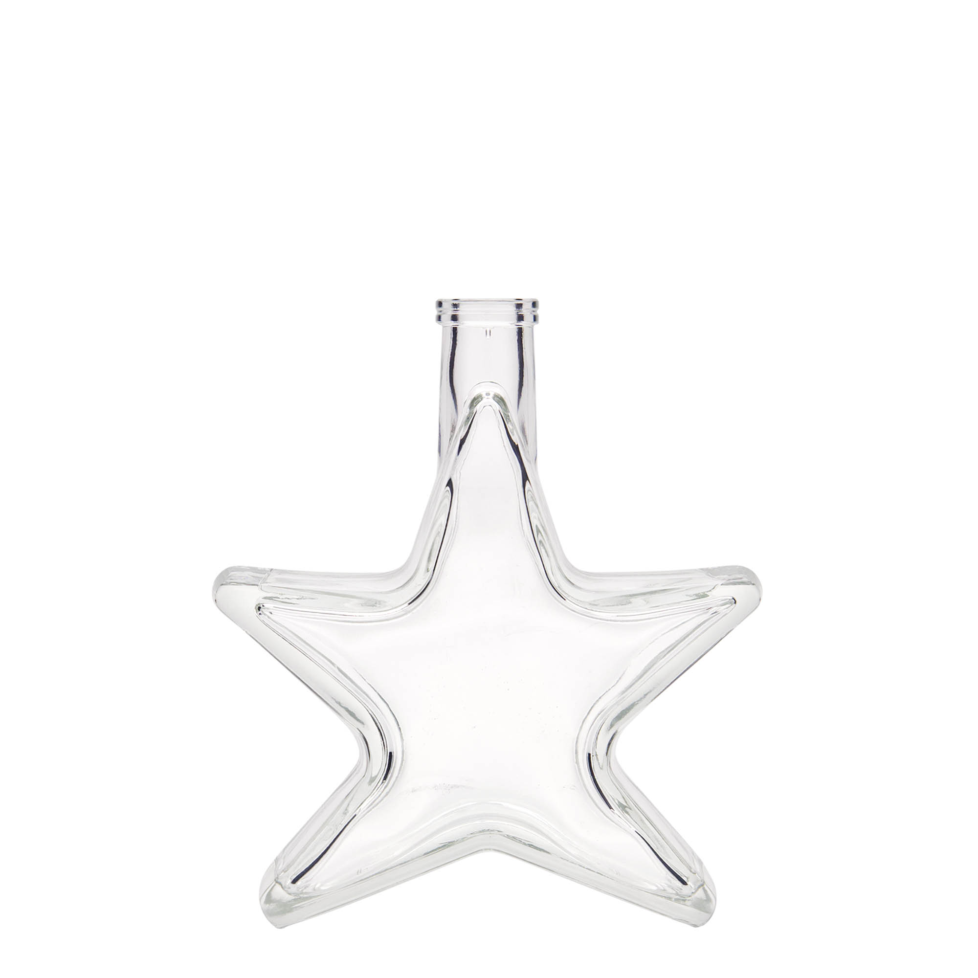 200 ml glass bottle 'Star', opening: cork 200 ml glass bottle 'Star', opening: cork