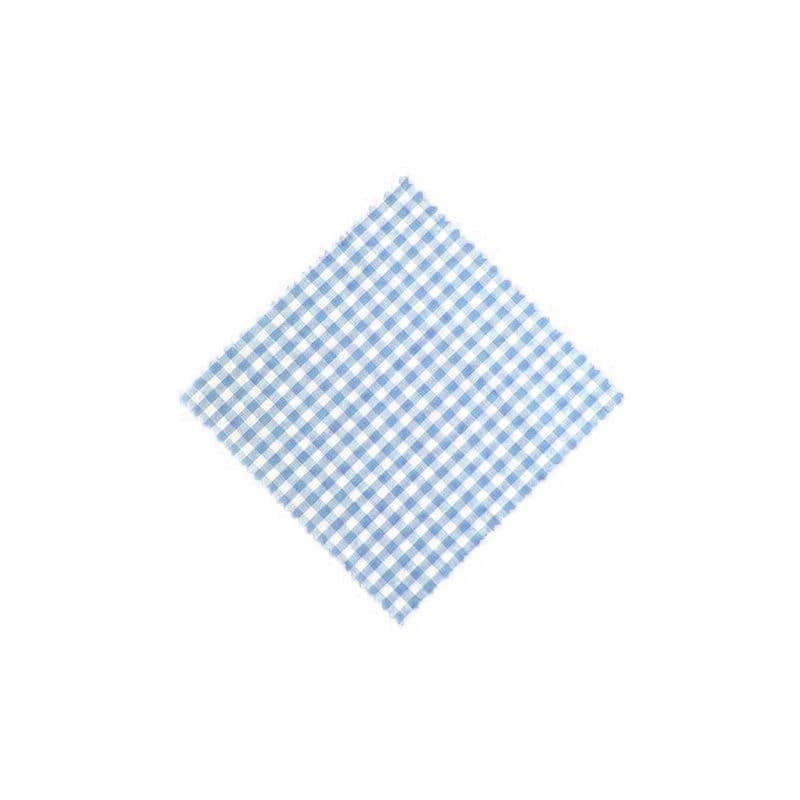 Fabric napkin checkered 15x15, square, textile, light blue, opening: TO58-TO82 Fabric napkin checkered 15x15, square, textile, light blue, opening: TO58-TO82