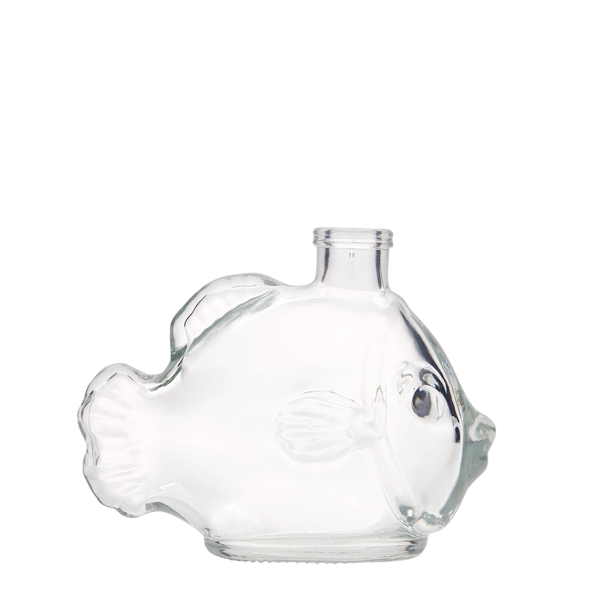 200 ml glass bottle ‘Fish’, opening: cork