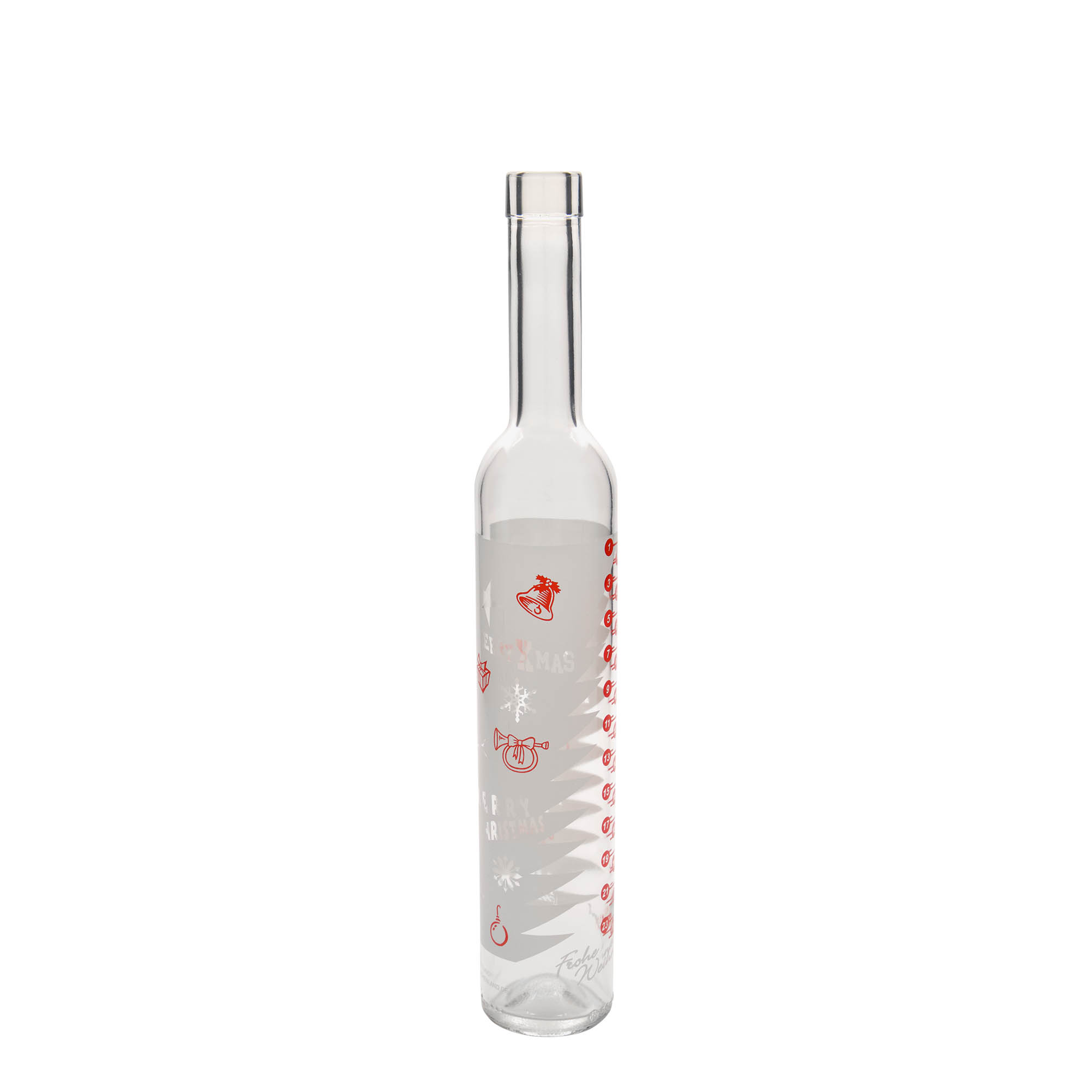 500 ml glass bottle Maximo printed 'Advent calendar', opening: cork 500 ml glass bottle Maximo printed 'Advent calendar', opening: cork