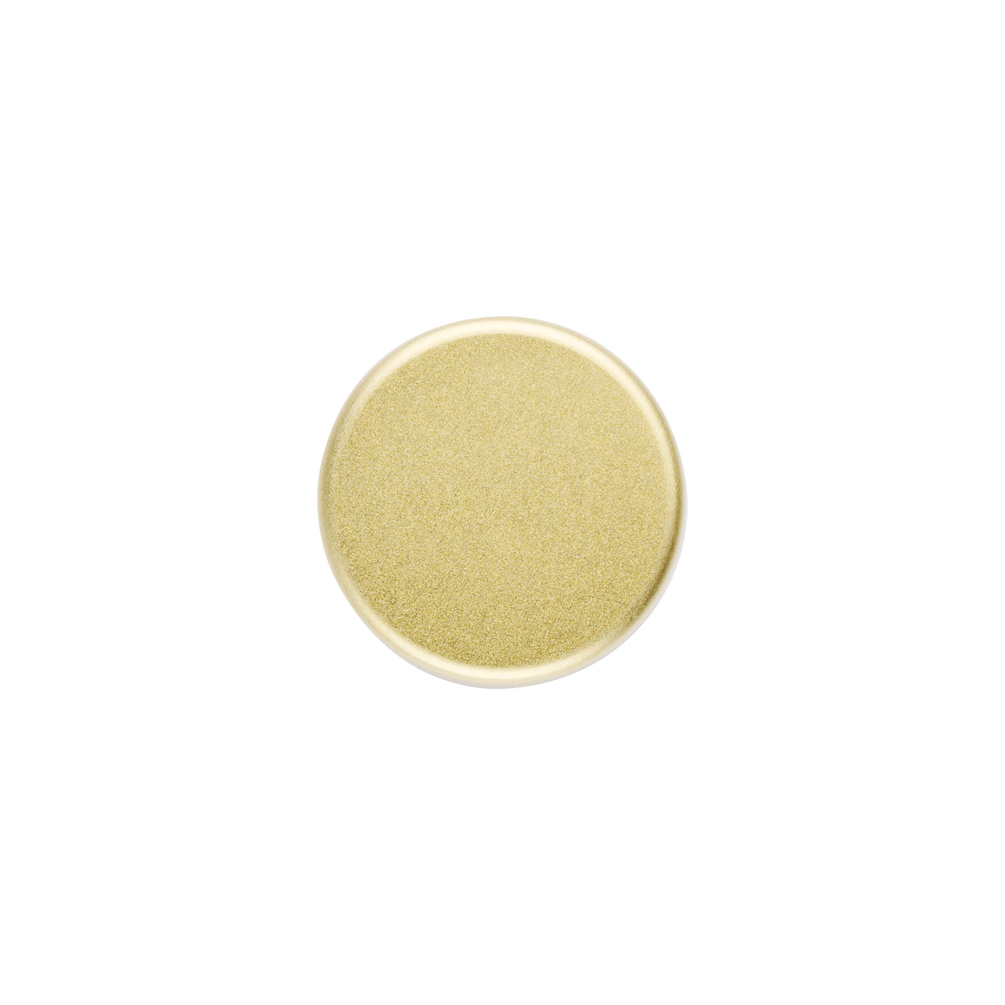 Screw cap, metal, gold, for opening: GPI 28/400