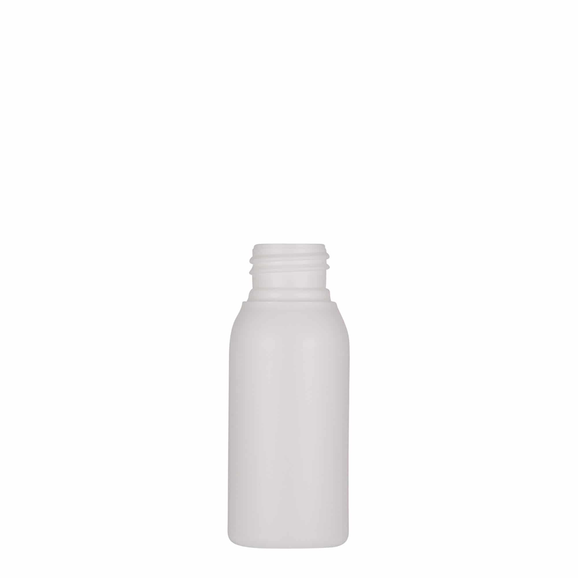 50 ml plastic bottle 'Tuffy', HDPE, white, opening: 24/410 50 ml plastic bottle 'Tuffy', HDPE, white, opening: 24/410