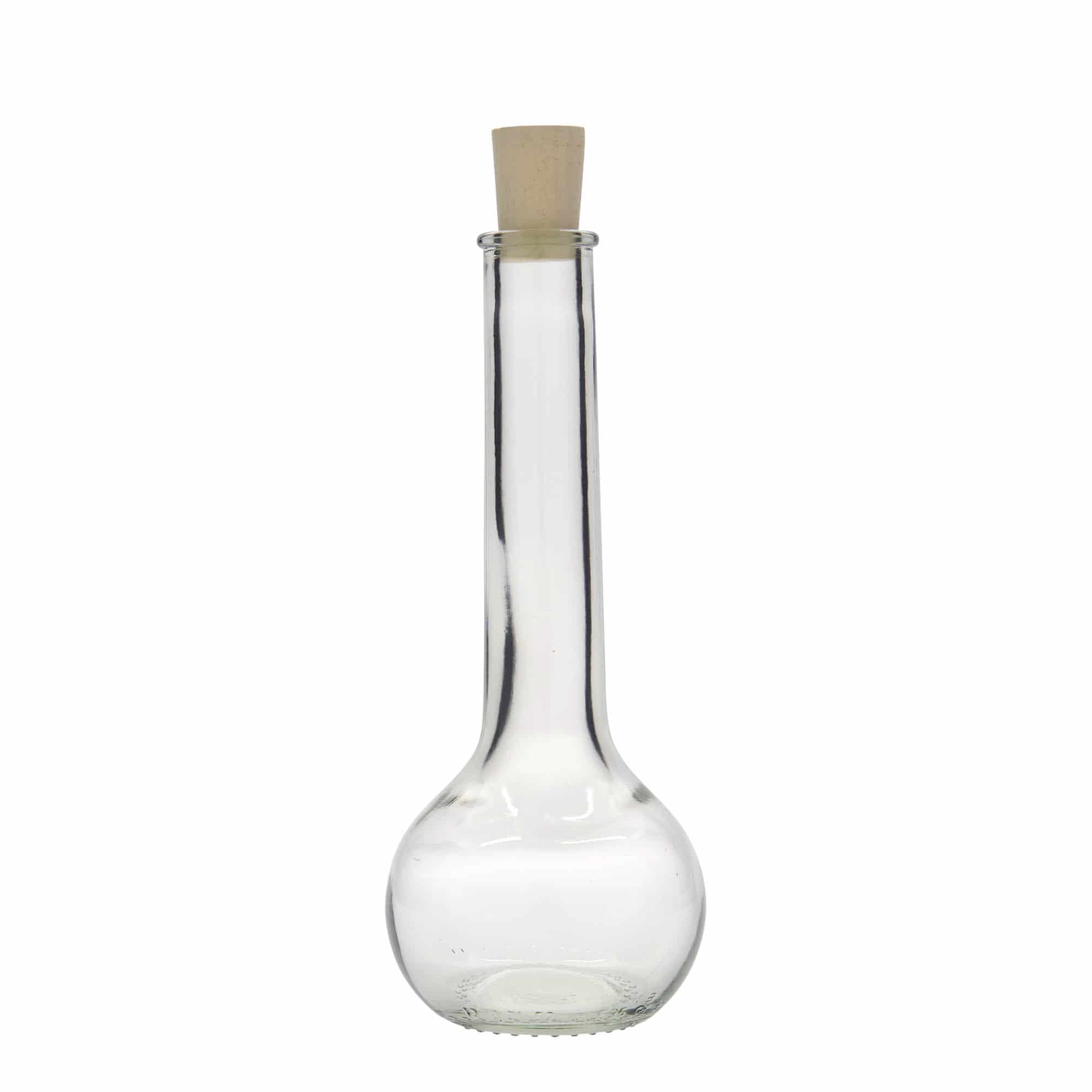 200 ml glass bottle 'Tulipano', opening: cork