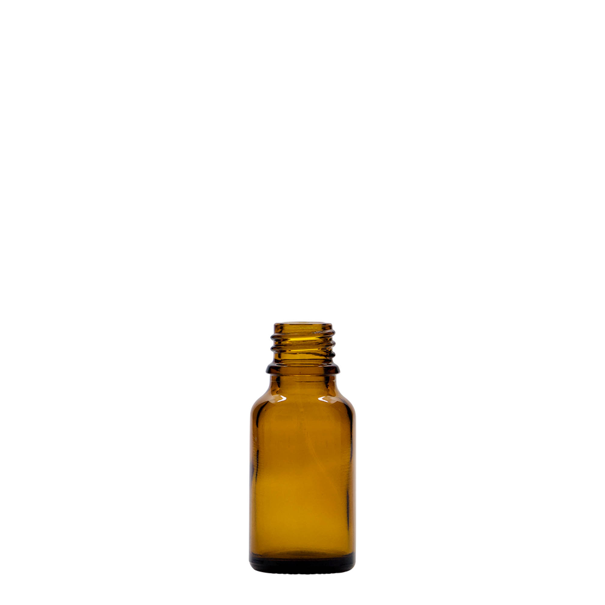 15 ml medical bottle, glass, brown, opening: DIN 18 15 ml medical bottle, glass, brown, opening: DIN 18