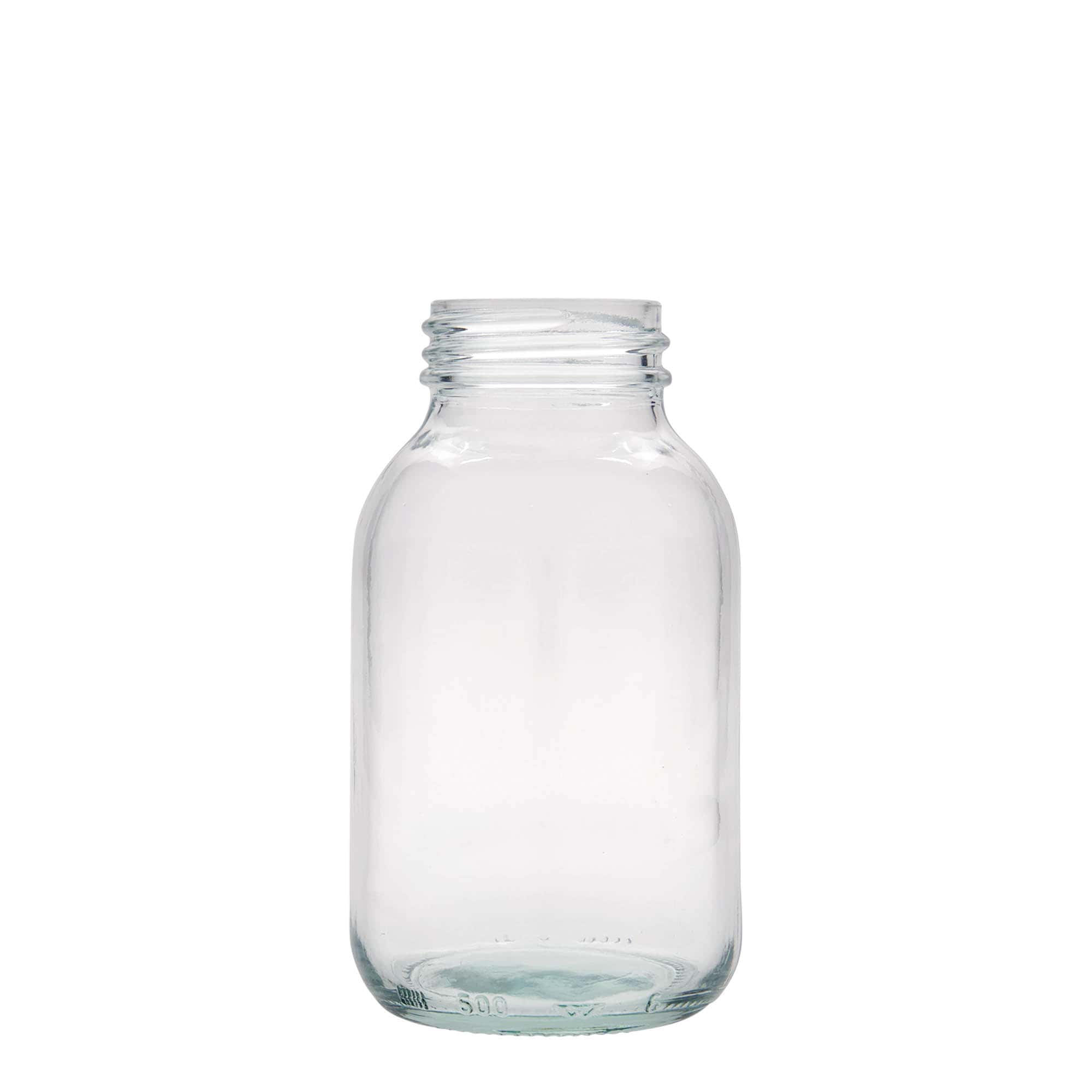 500 ml wide mouth jar, closure: DIN 55