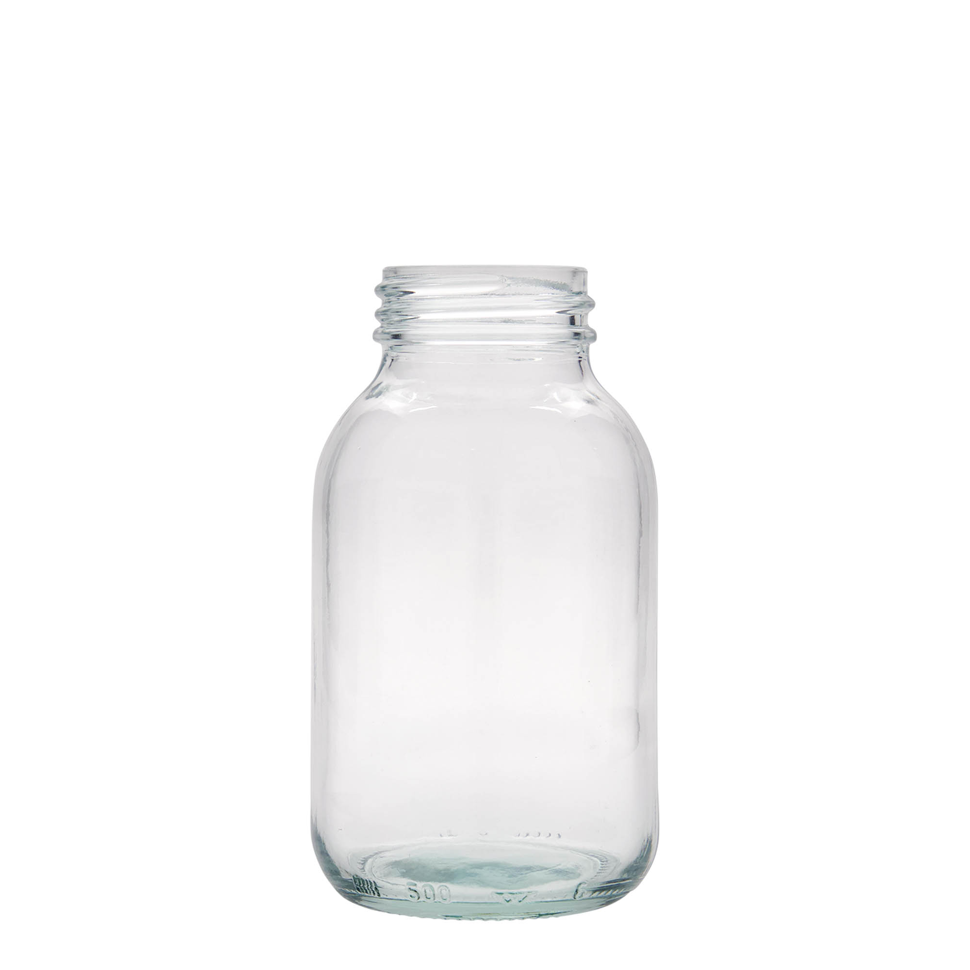 500 ml wide-neck jar, opening: DIN 55 500 ml wide-neck jar, opening: DIN 55