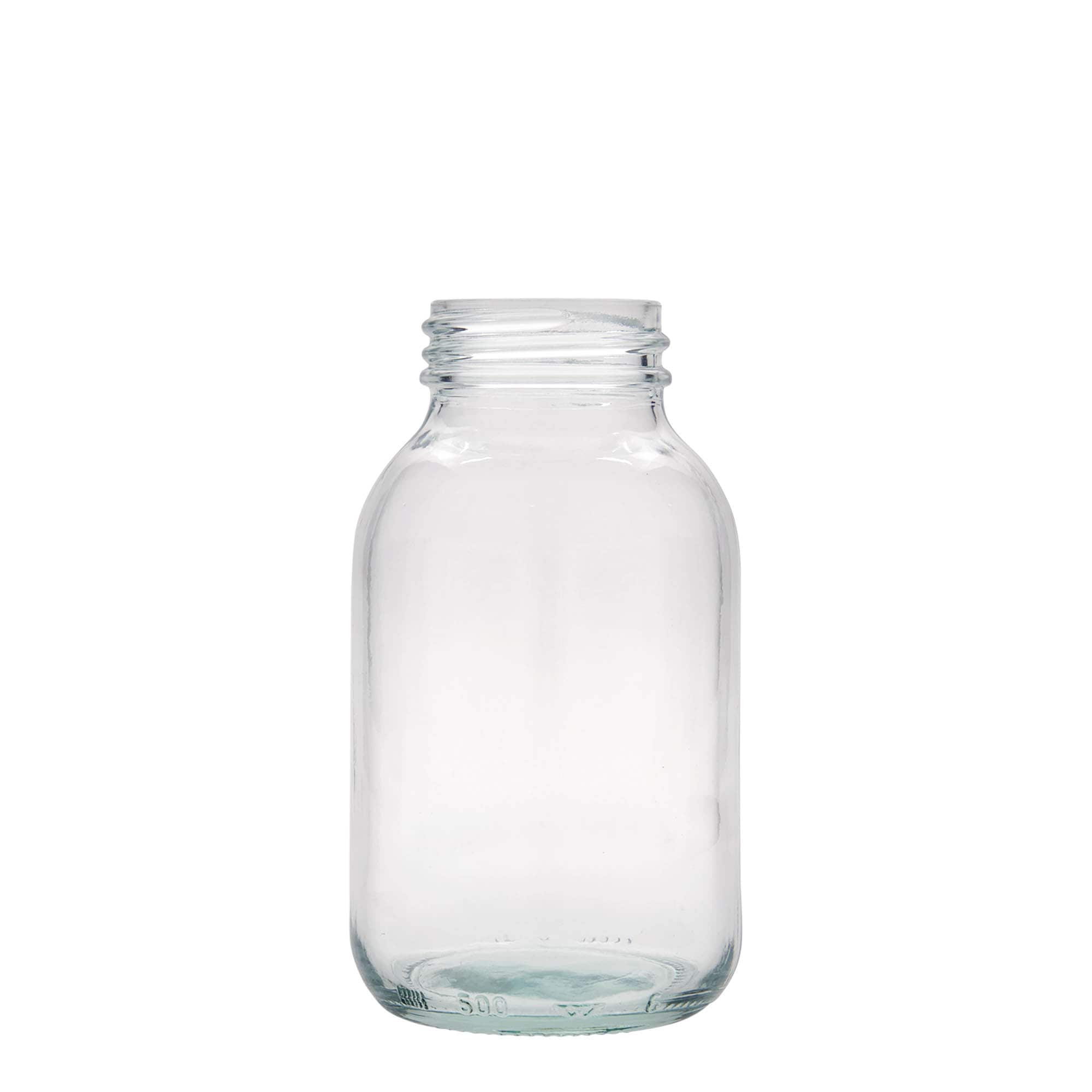 500 ml wide-neck jar, opening: DIN 55