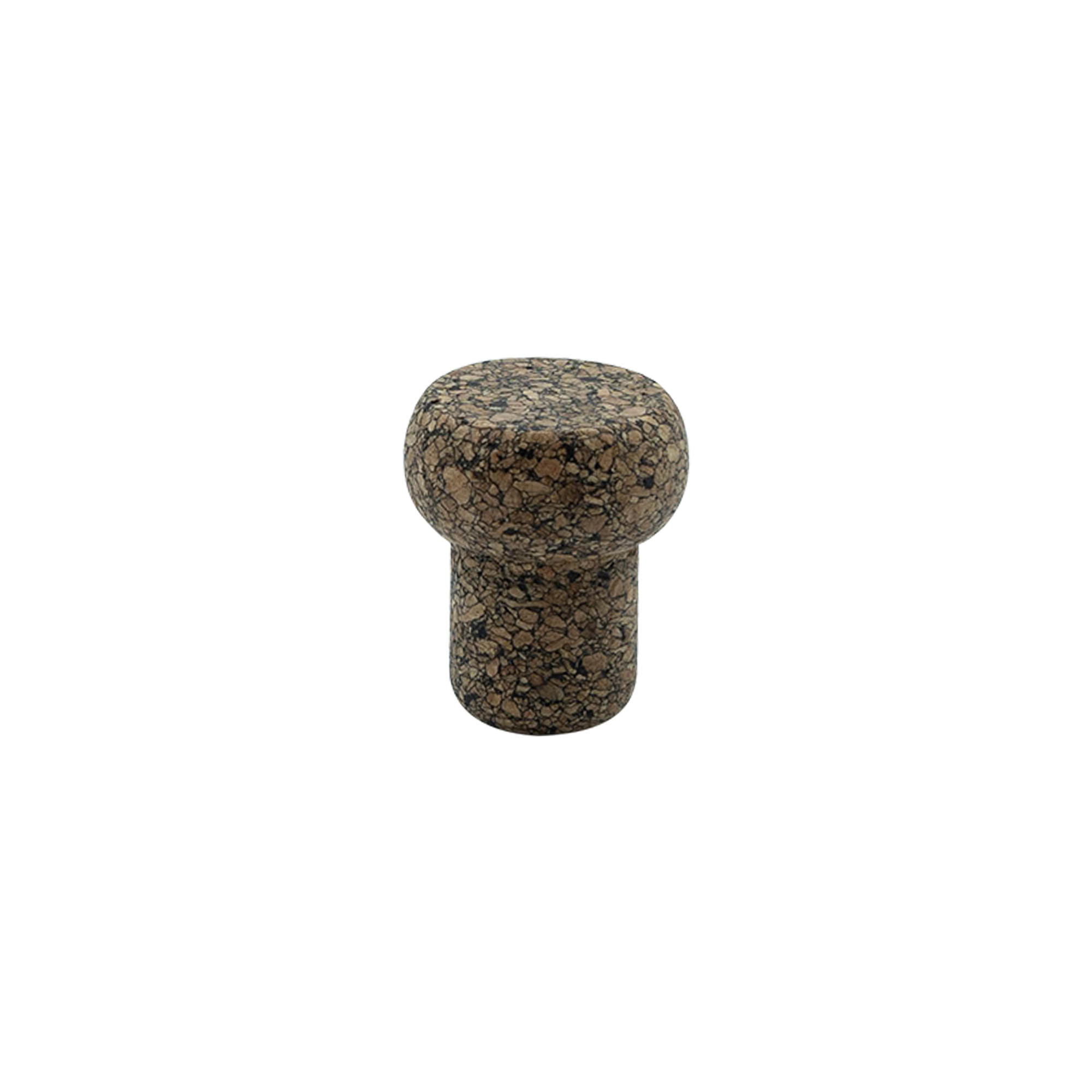 Handle cork 'Barrel' 19.5 mm, Corkcoal, for opening: Cork Handle cork 'Barrel' 19.5 mm, Corkcoal, for opening: Cork