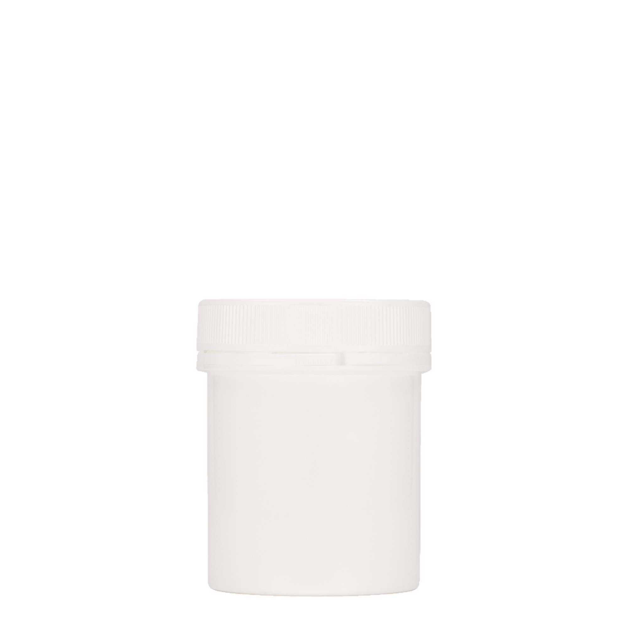 150 ml plastic jar 'Securilock', PP, white, closure: screw cap