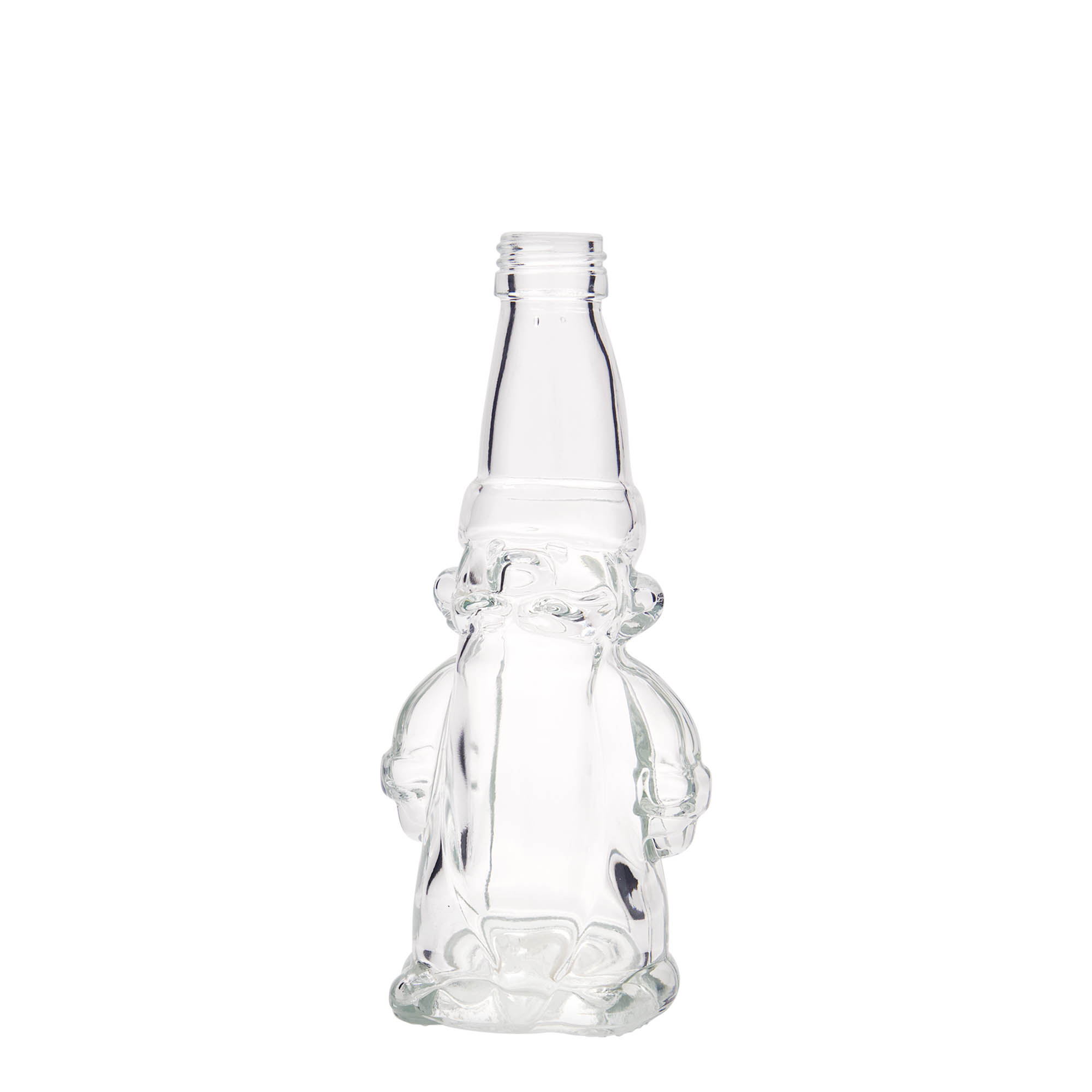 200 ml glass bottle 'Christmas elf', opening: PP 28