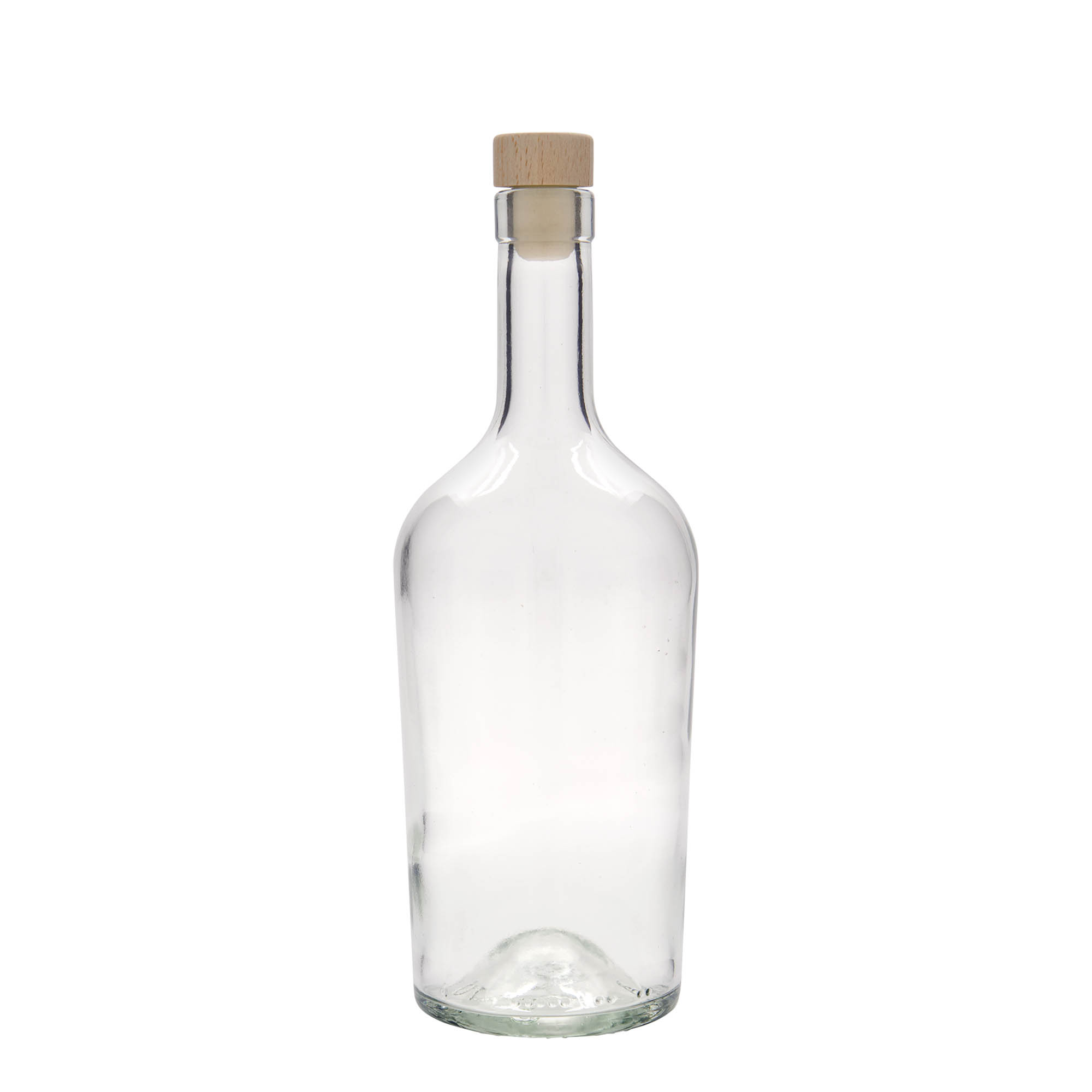700 ml glass bottle 'Margarethe', opening: cork 700 ml glass bottle 'Margarethe', opening: cork