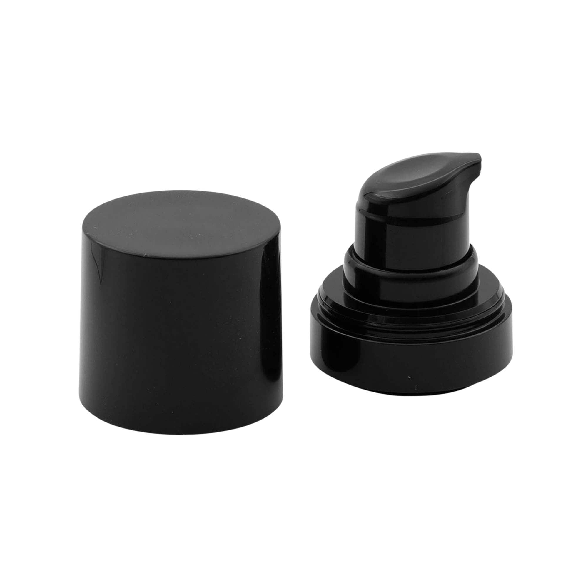 Airless Dispenser Pump Head ‘Micro’, PP Plastic, Black